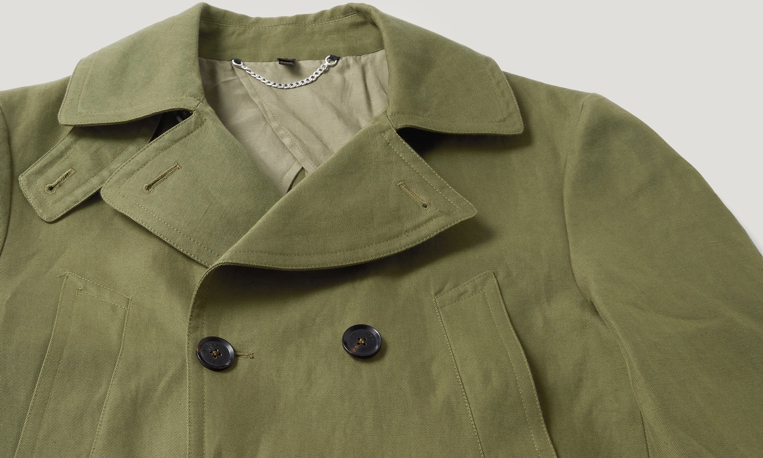 MILFORD PEACOAT - True Olive
