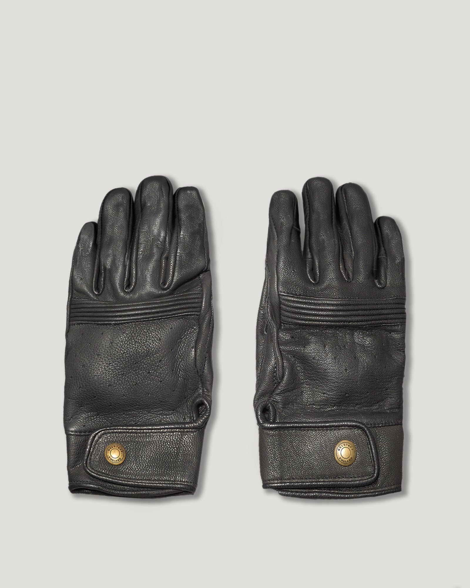 Belstaff Men's Montgomery Motorcycle Glove Goat Leather Black Size 2XL