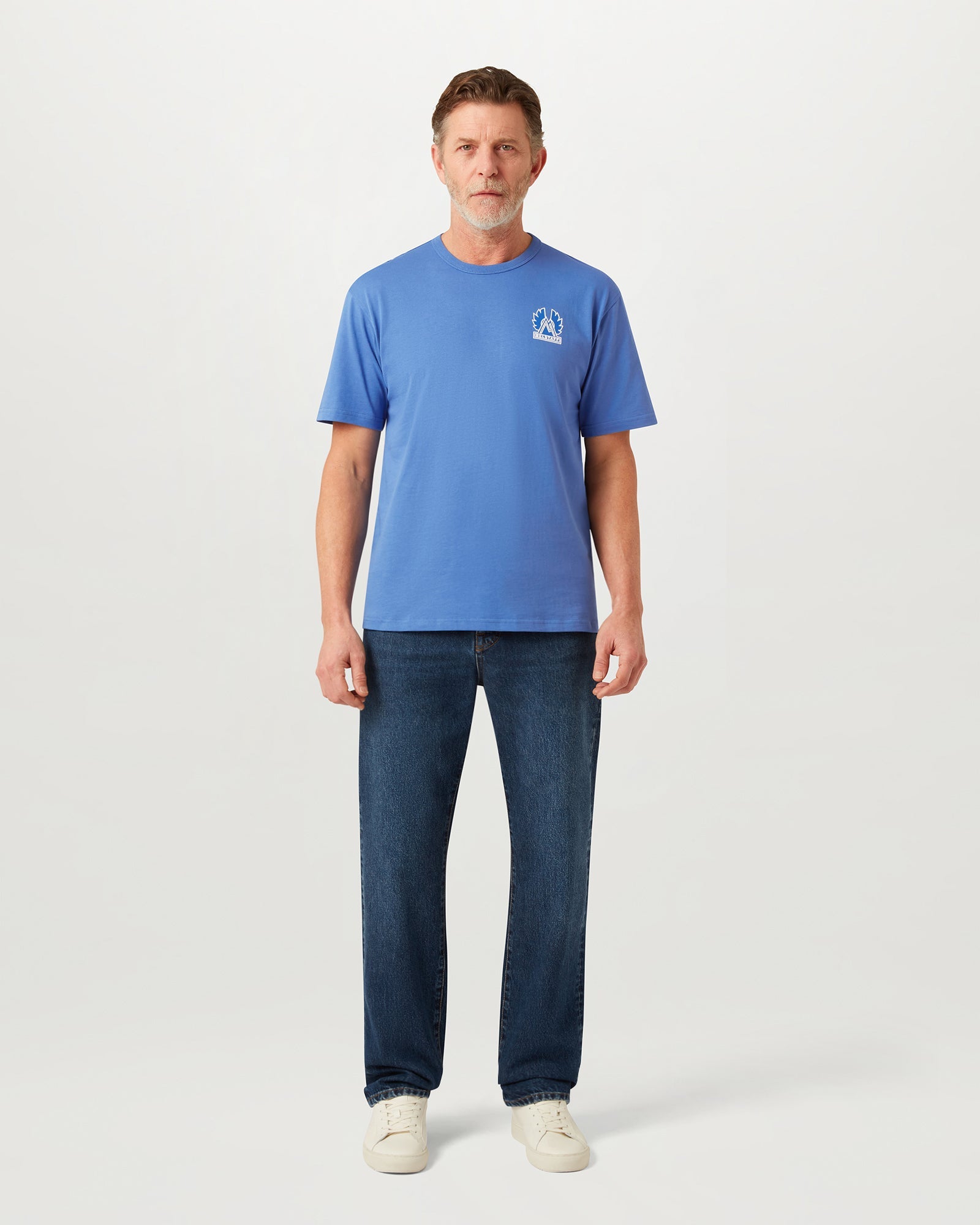 MOUNTAIN LOGO T-SHIRT - Marine Blue