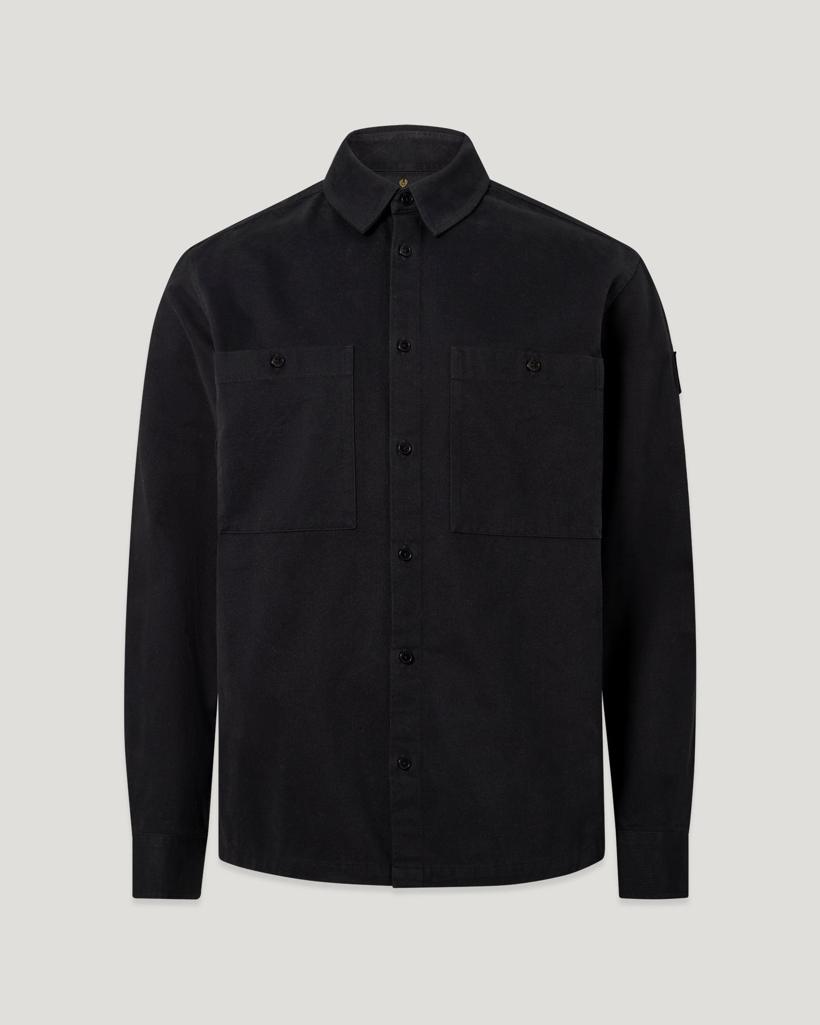 OUTPOST SHIRT COTTON HERRINGBONE - Black