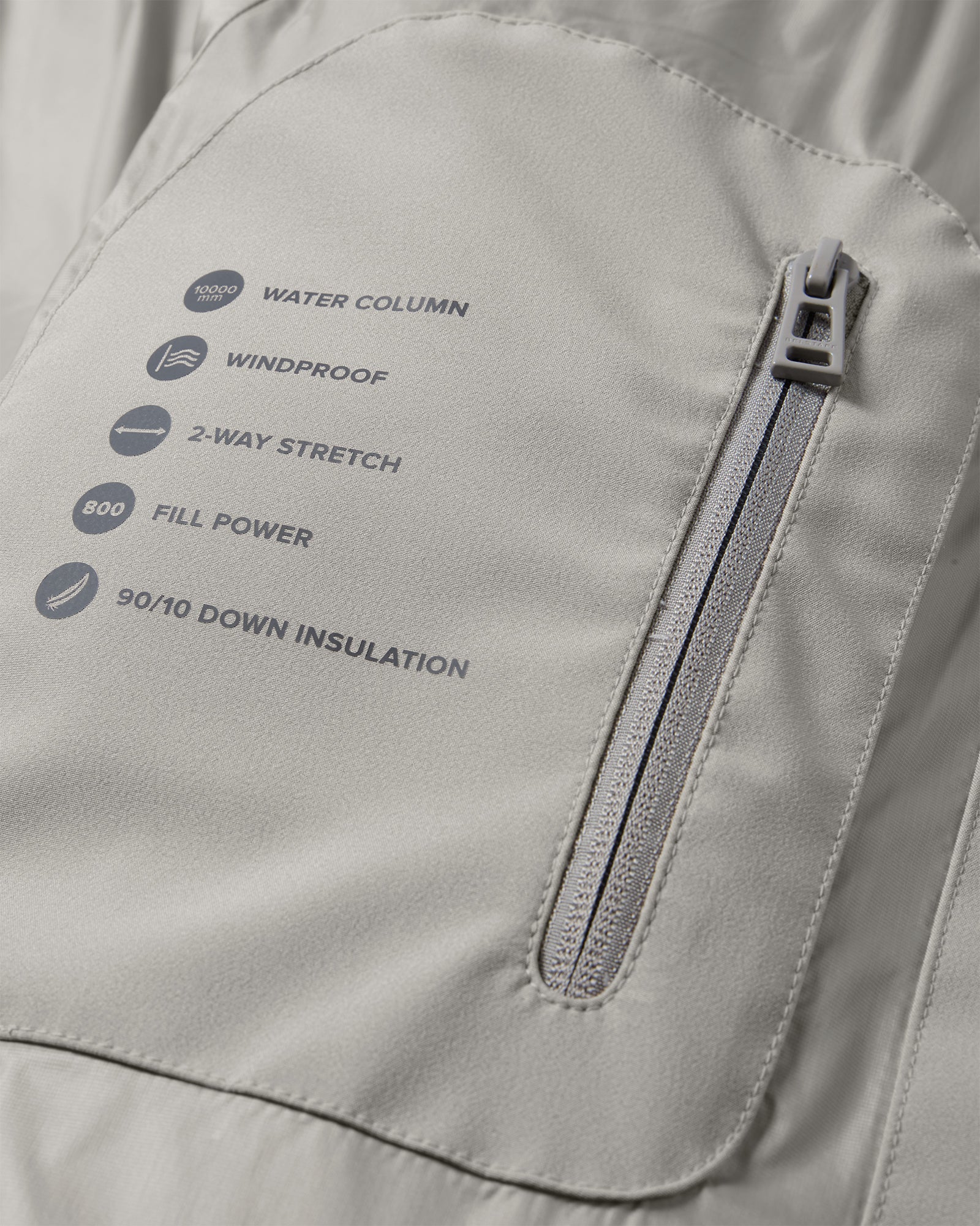 PENDULUM JACKET - Concrete