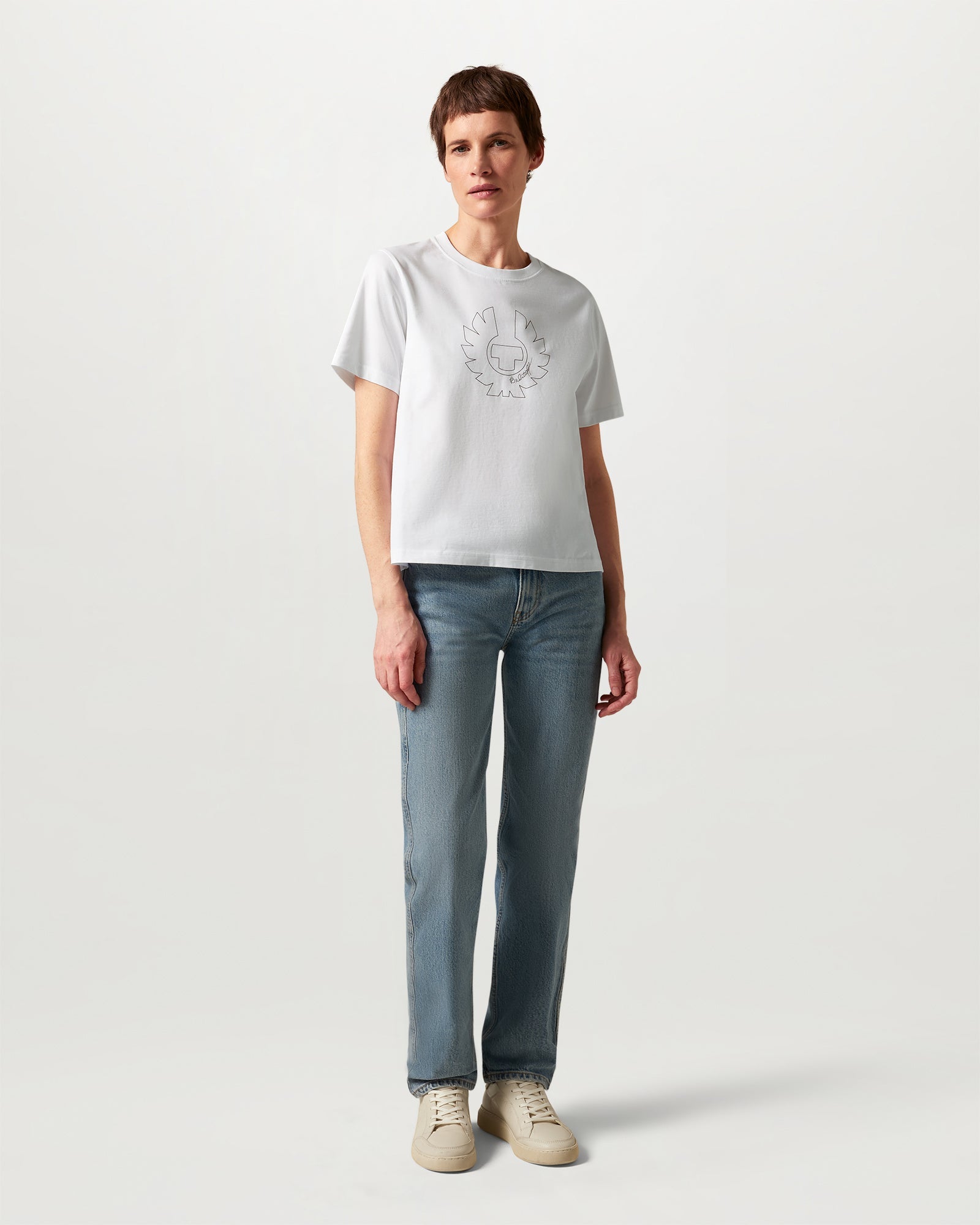T-SHIRT PHOENIX CON GRAFICA - Bianco