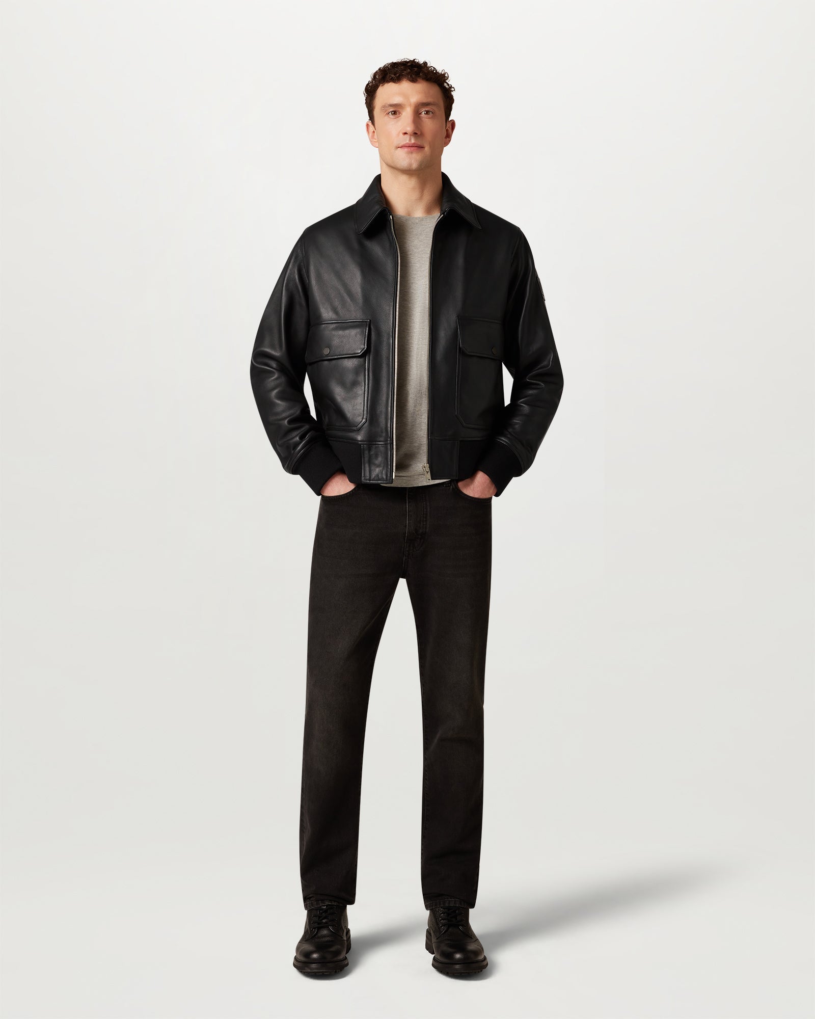 PILOT JACKET - Black