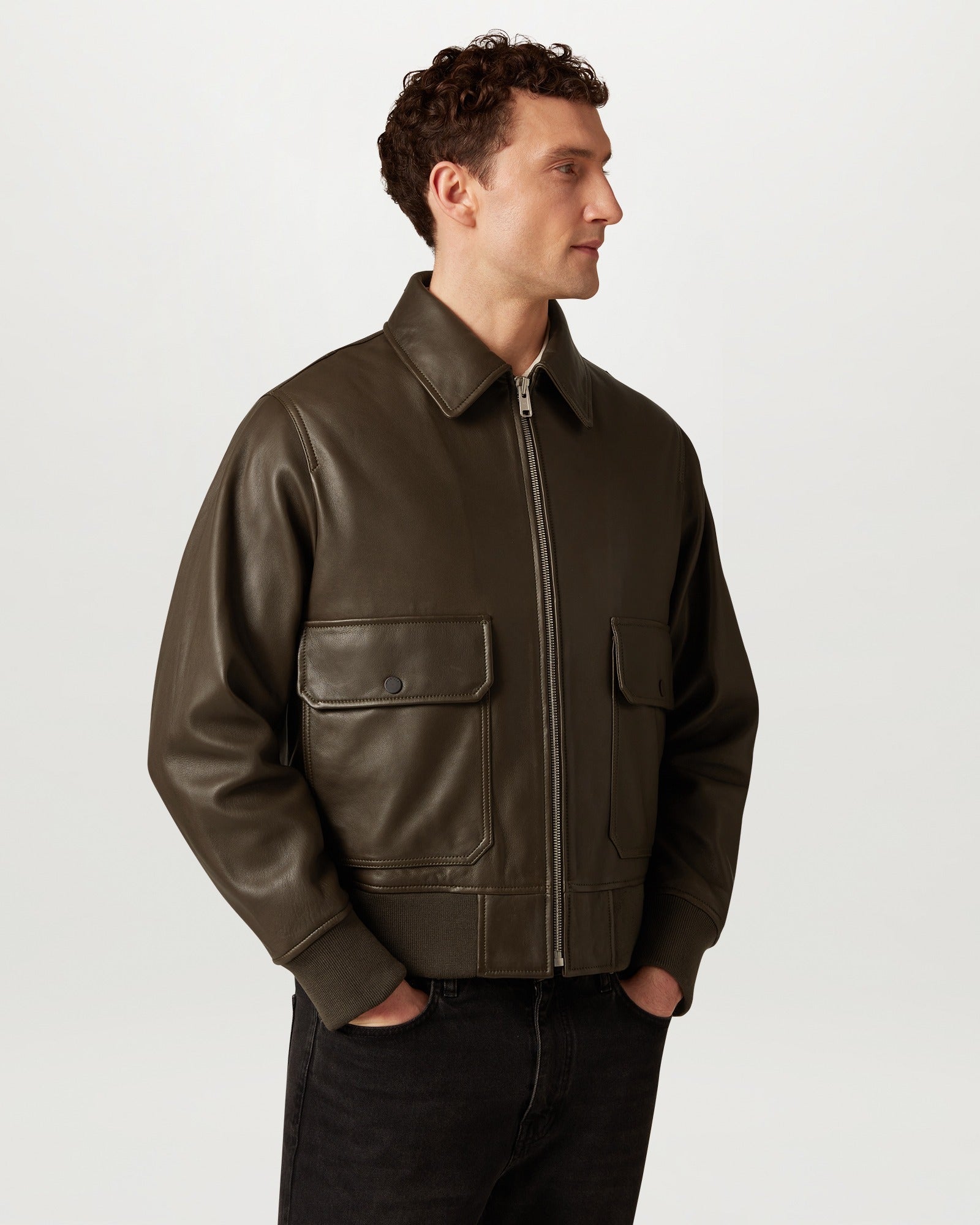 PILOT JACKET - Faded Olive