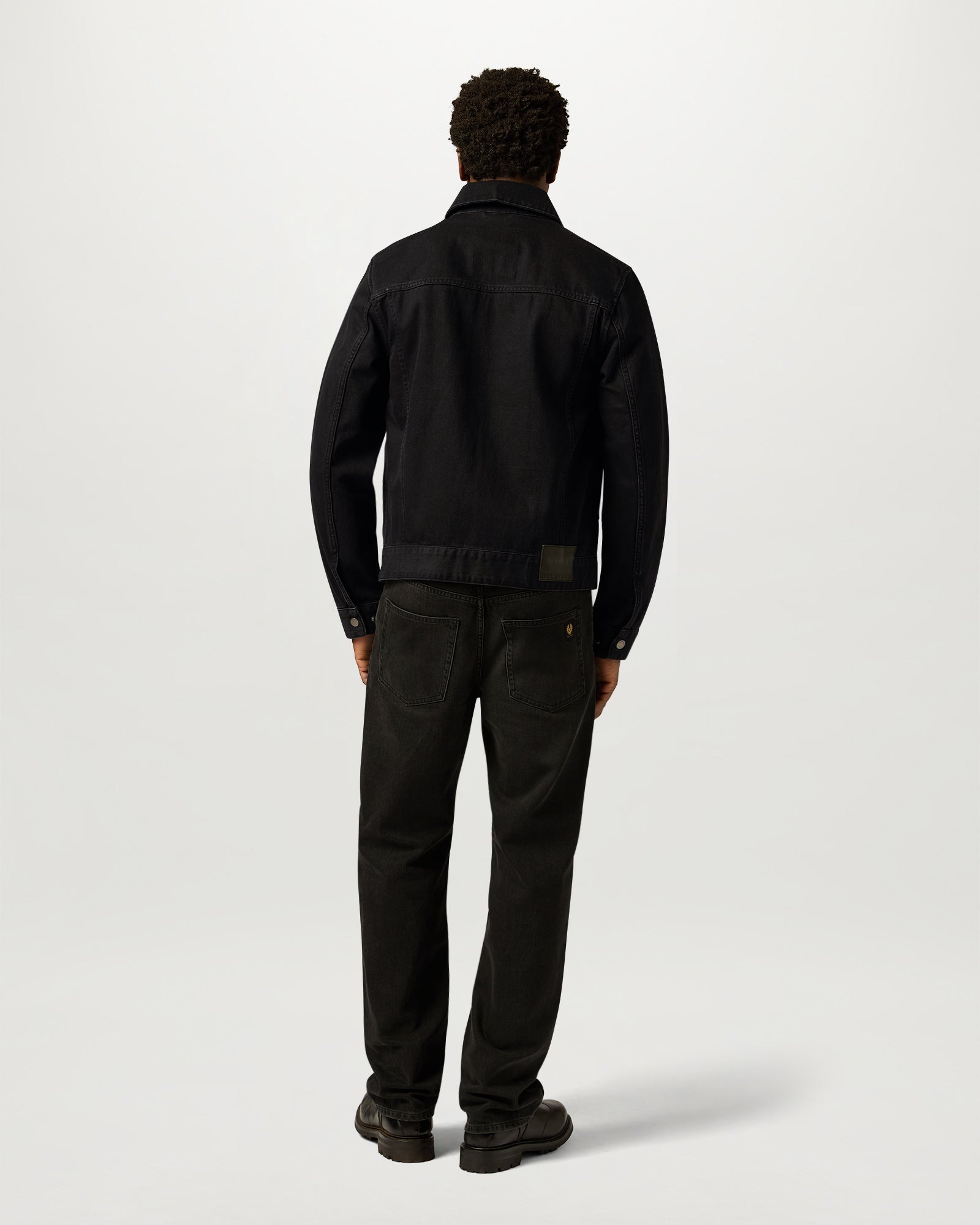 PISTON TRUCKERJACKE - Gewaschenes Schwarz