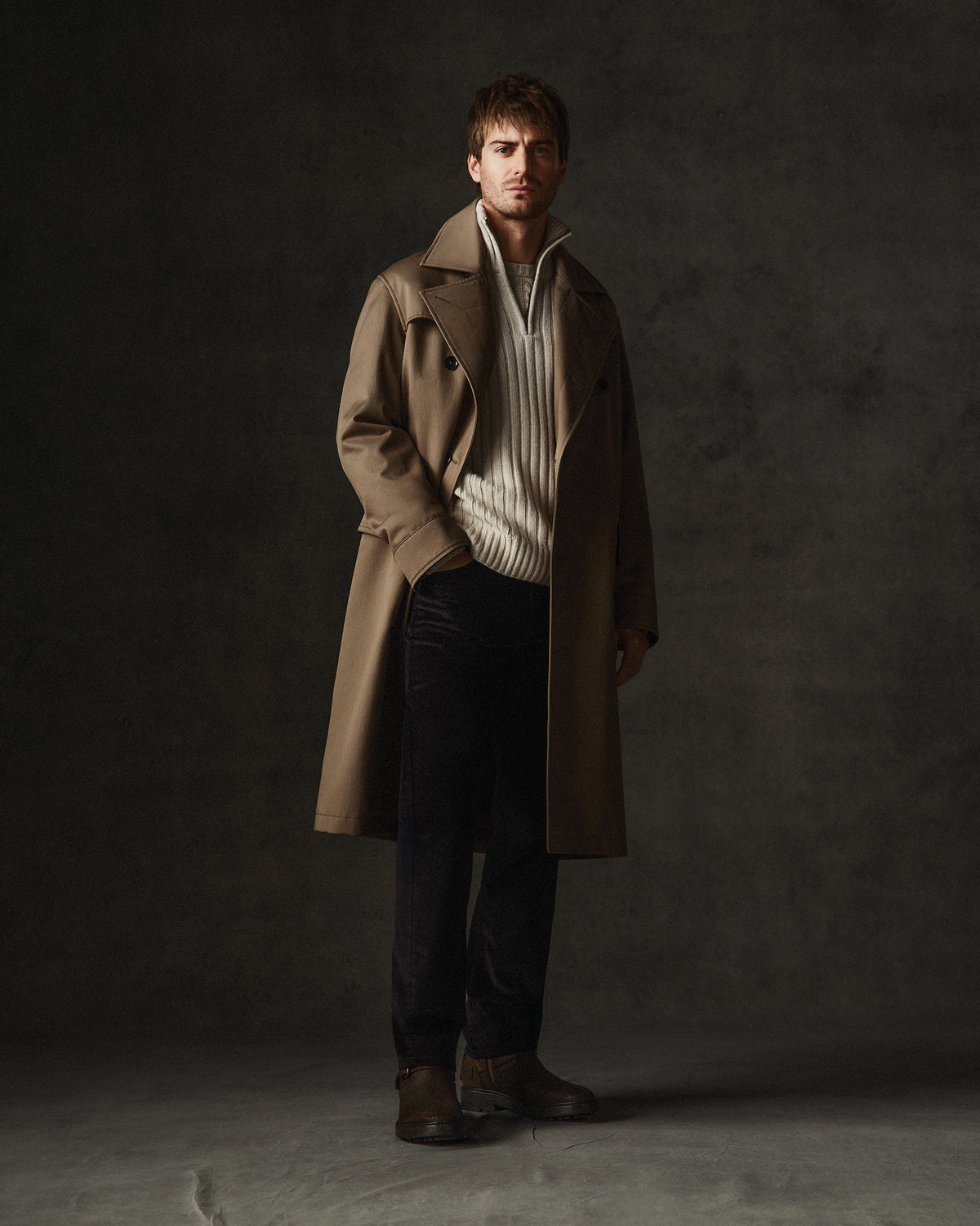SUPERSENIA COAT - Dark Fawn