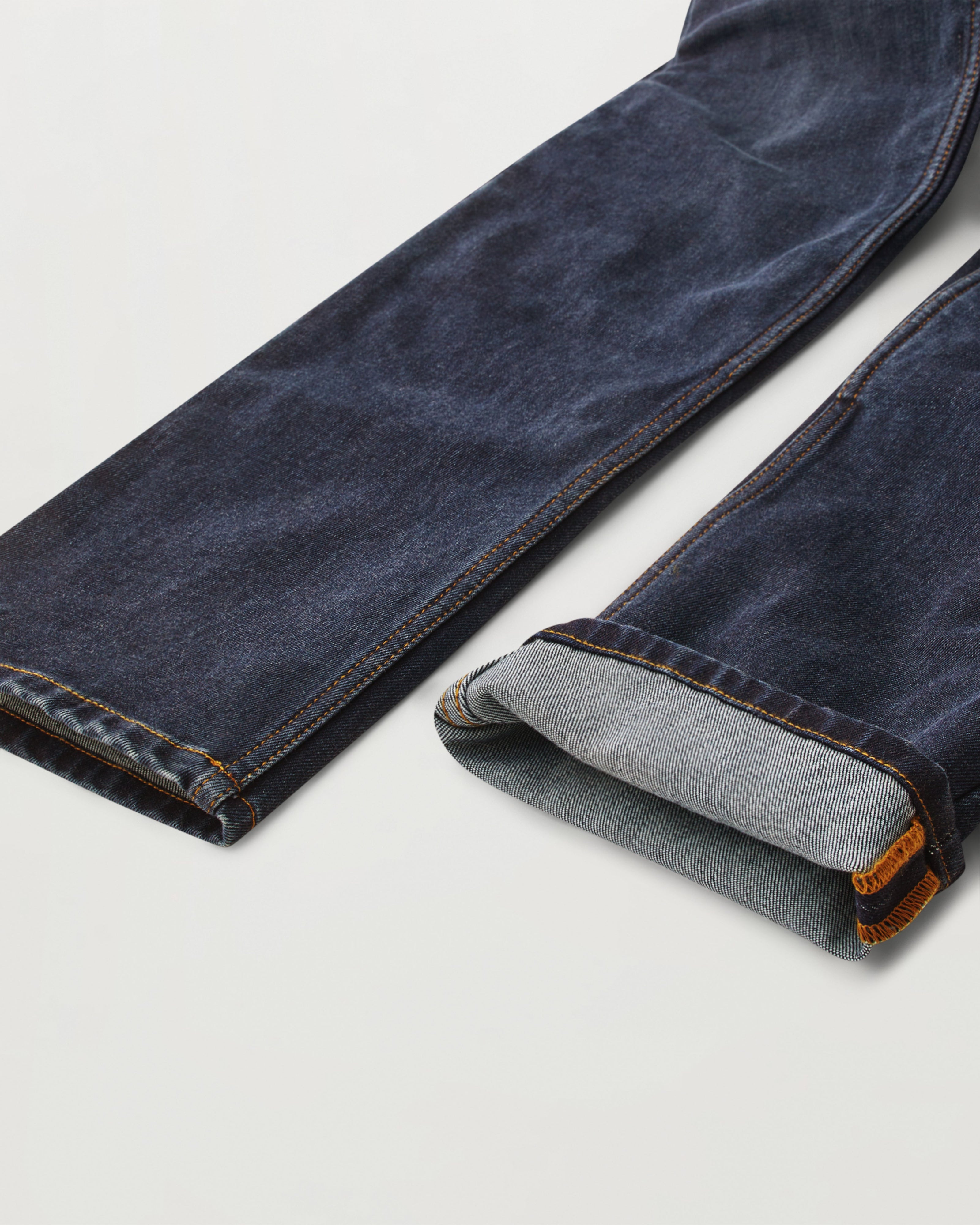 POPLAR MOTORRADJEANS - Gewaschenes Indigo