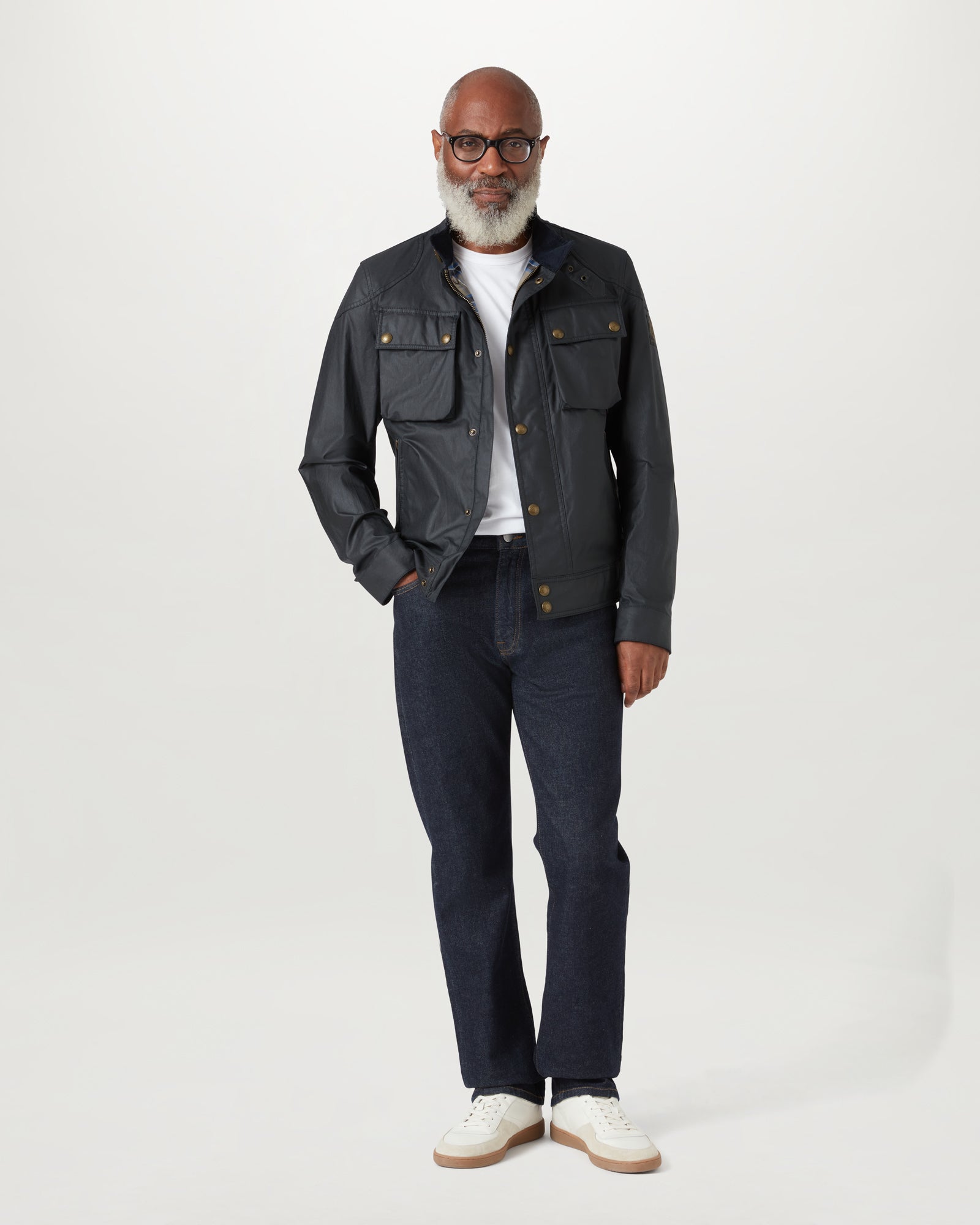 CHAQUETA RACEMASTER - Azul marino oscuro