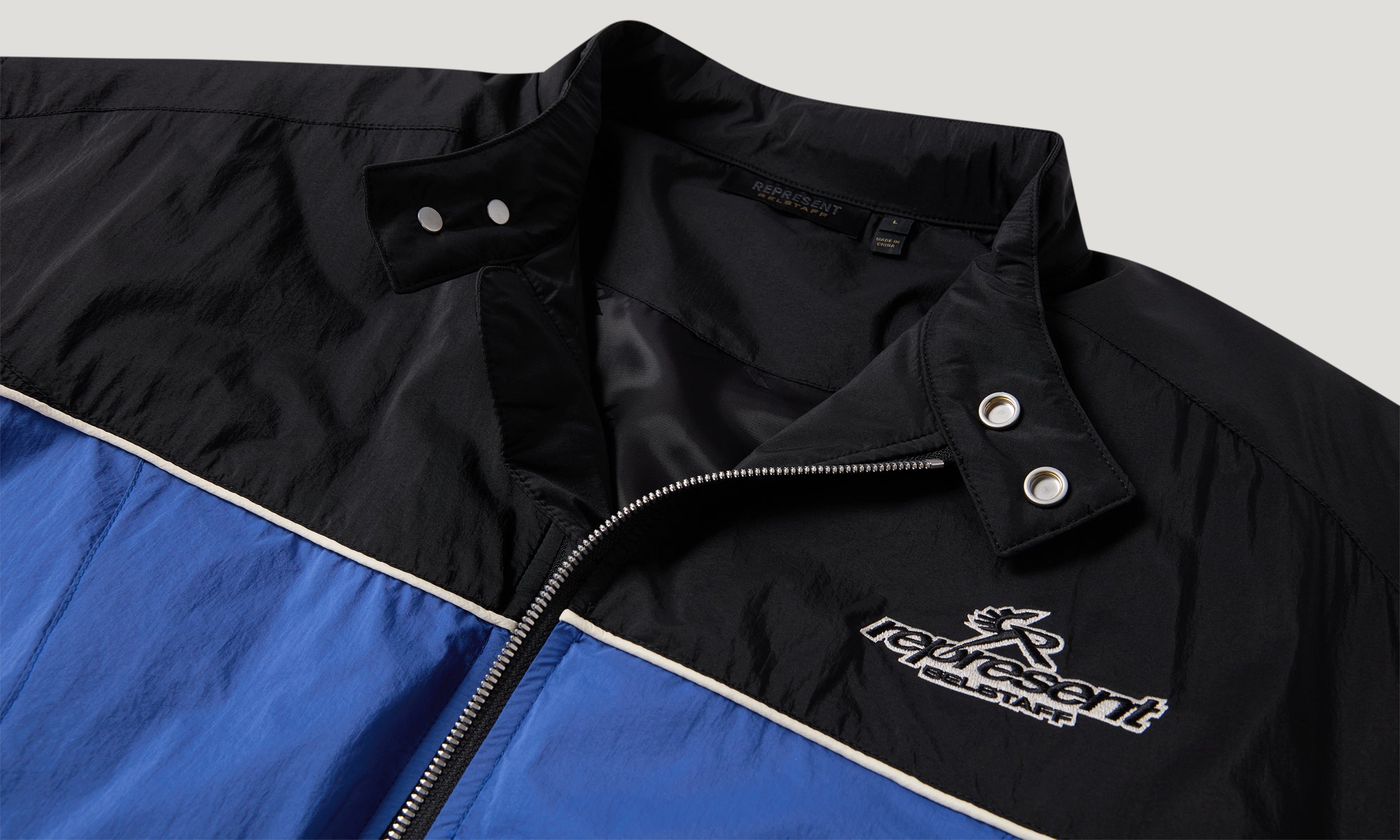 BELSTAFF X REPRESENT RACING JACKET - Jet Black