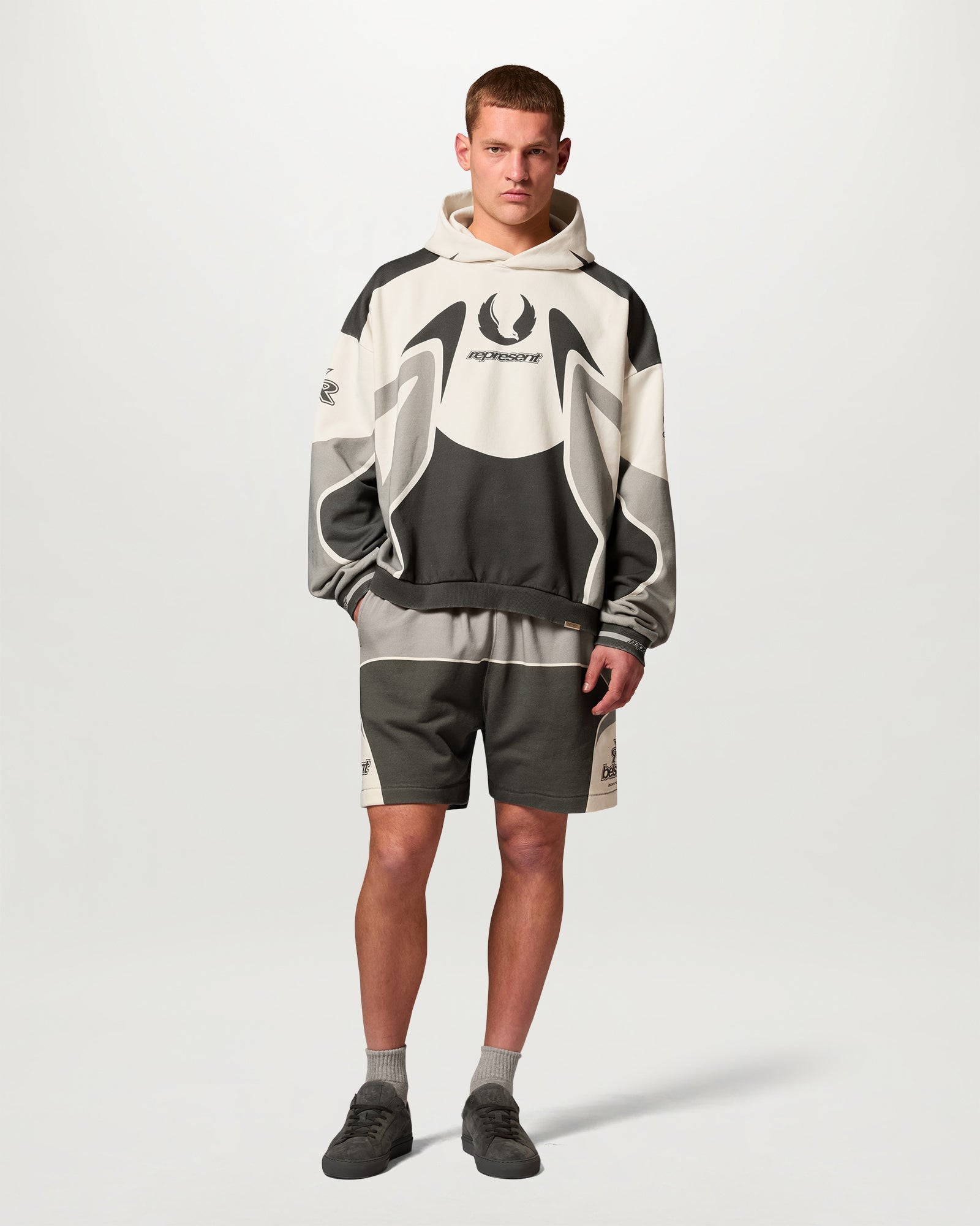 BELSTAFF X REPRESENT RACING SHORTS