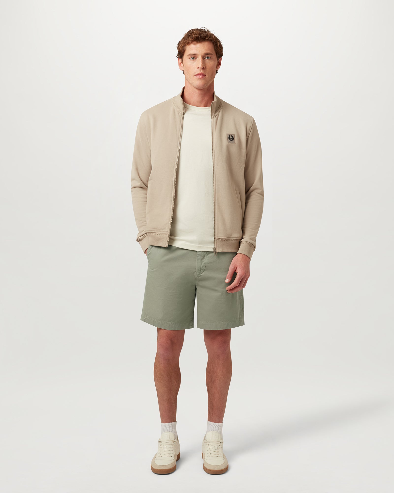 RALLY SHORTS - Flechtenbeige