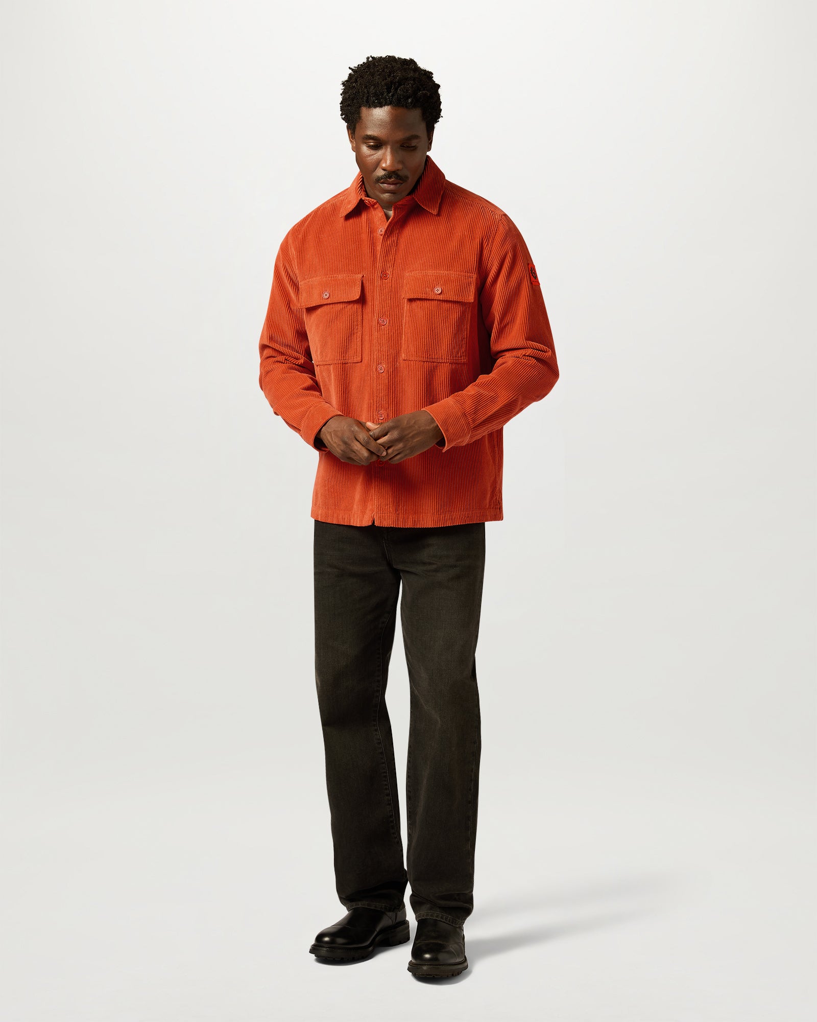 RAVINE COTTON CORDUROY - Burnt Orange