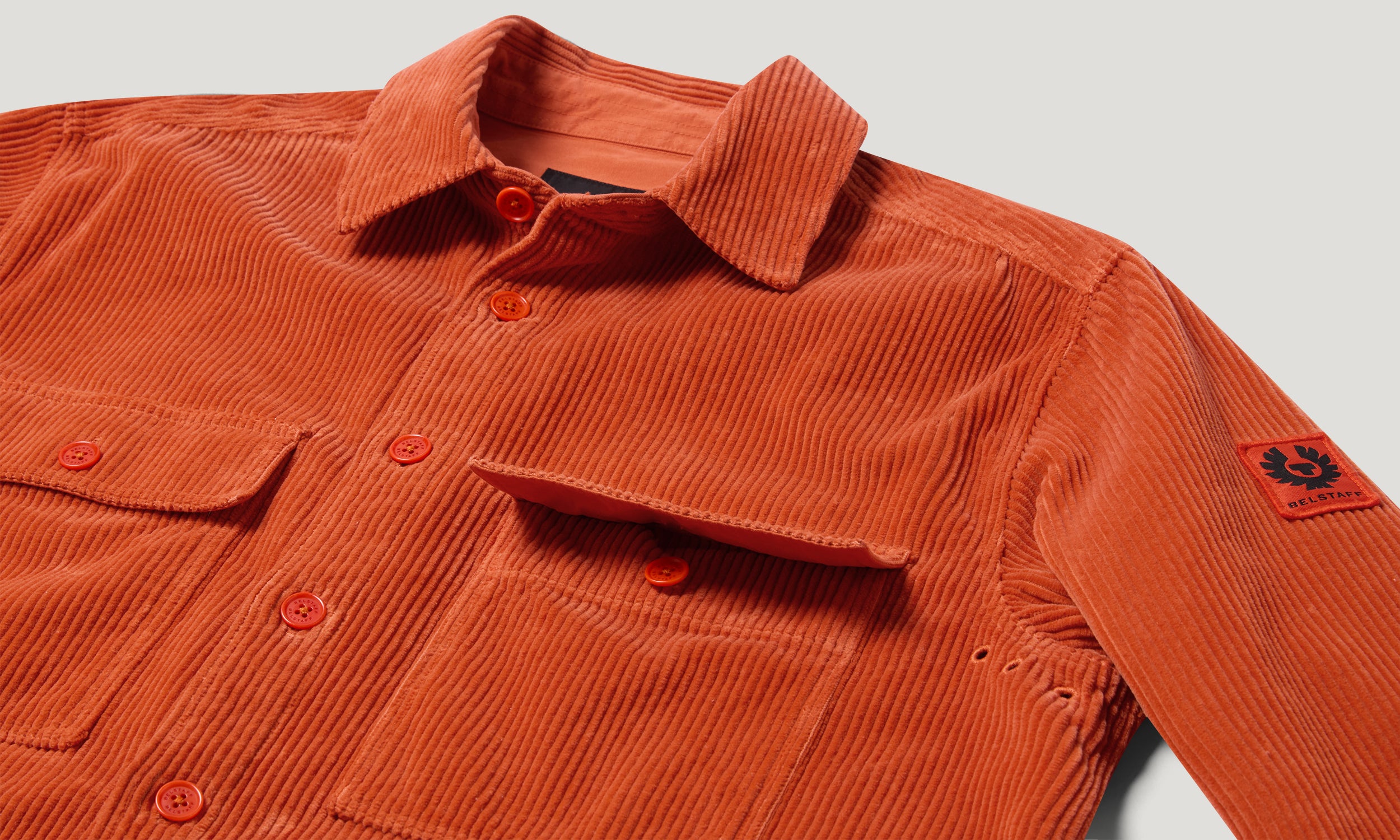 RAVINE COTTON CORDUROY - Burnt Orange