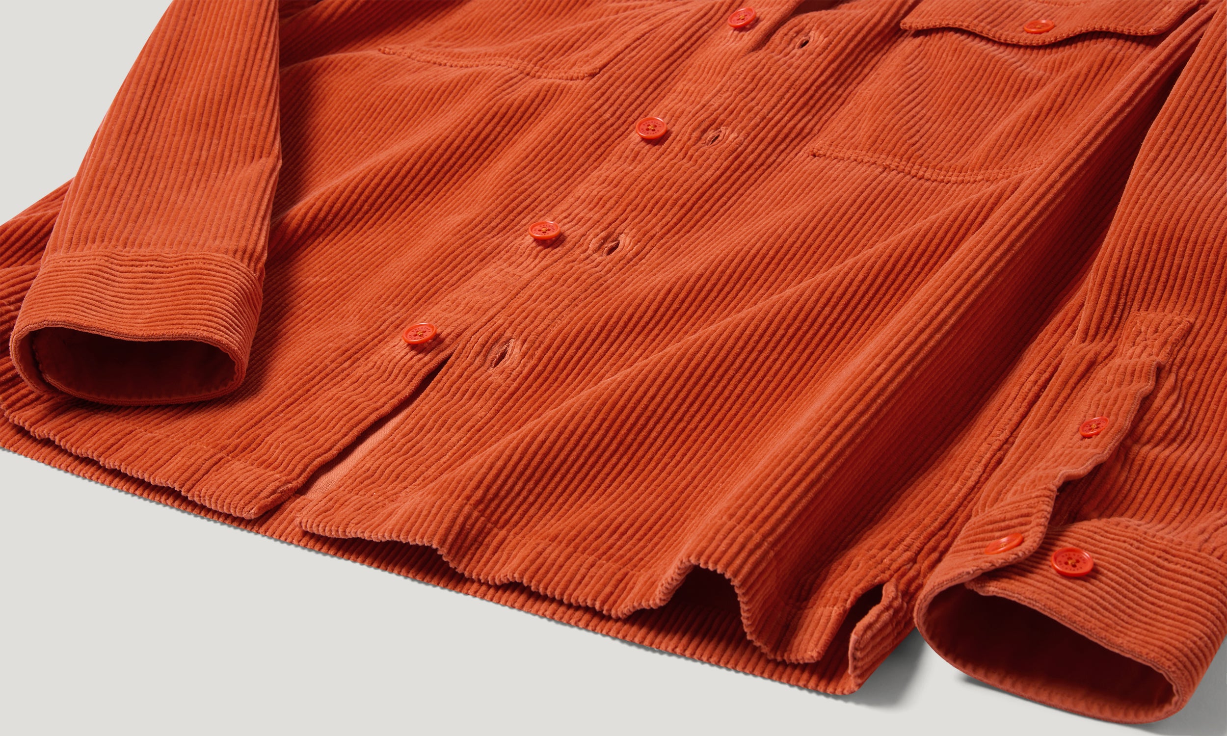 RAVINE COTTON CORDUROY - Burnt Orange