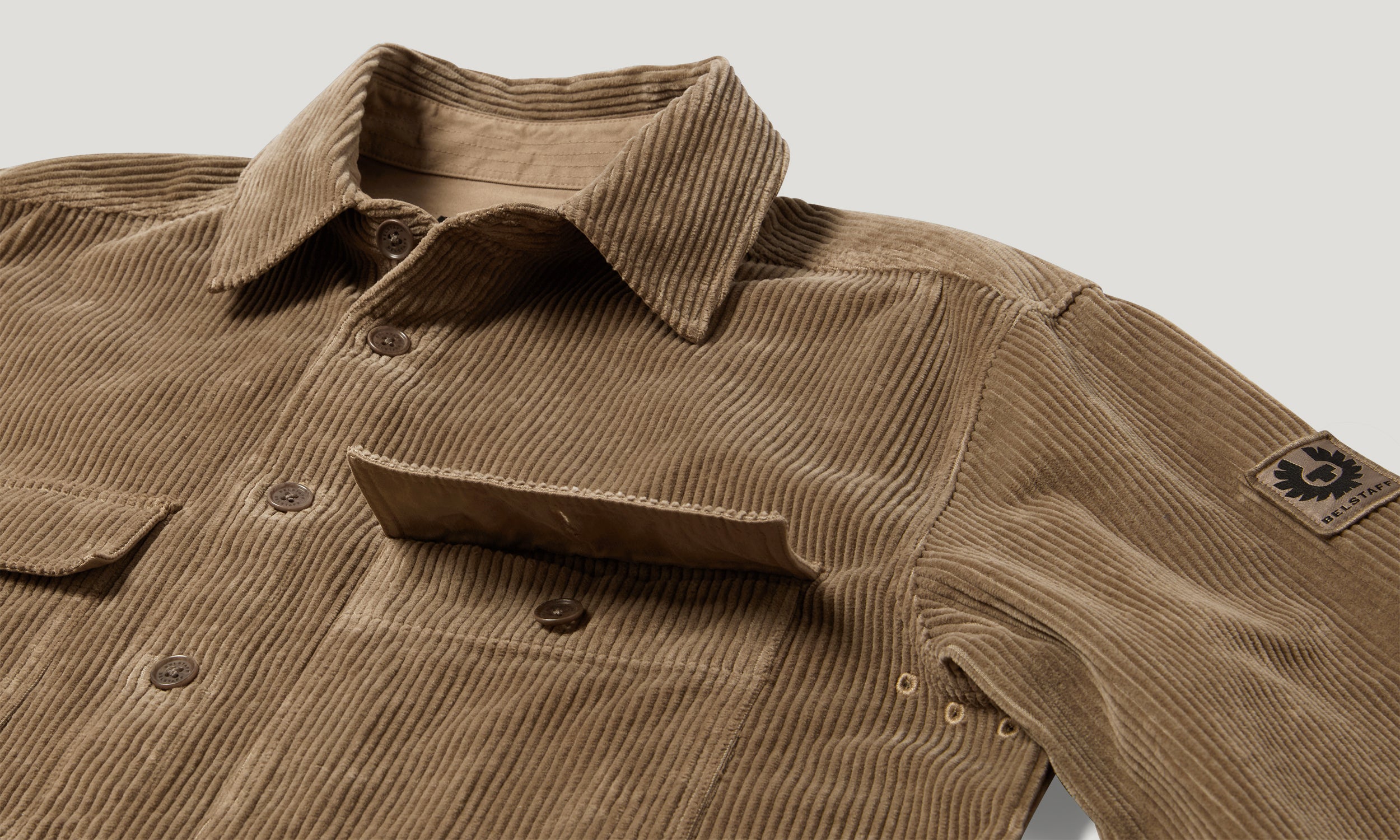 RAVINE COTTON CORDUROY - Dusty Taupe