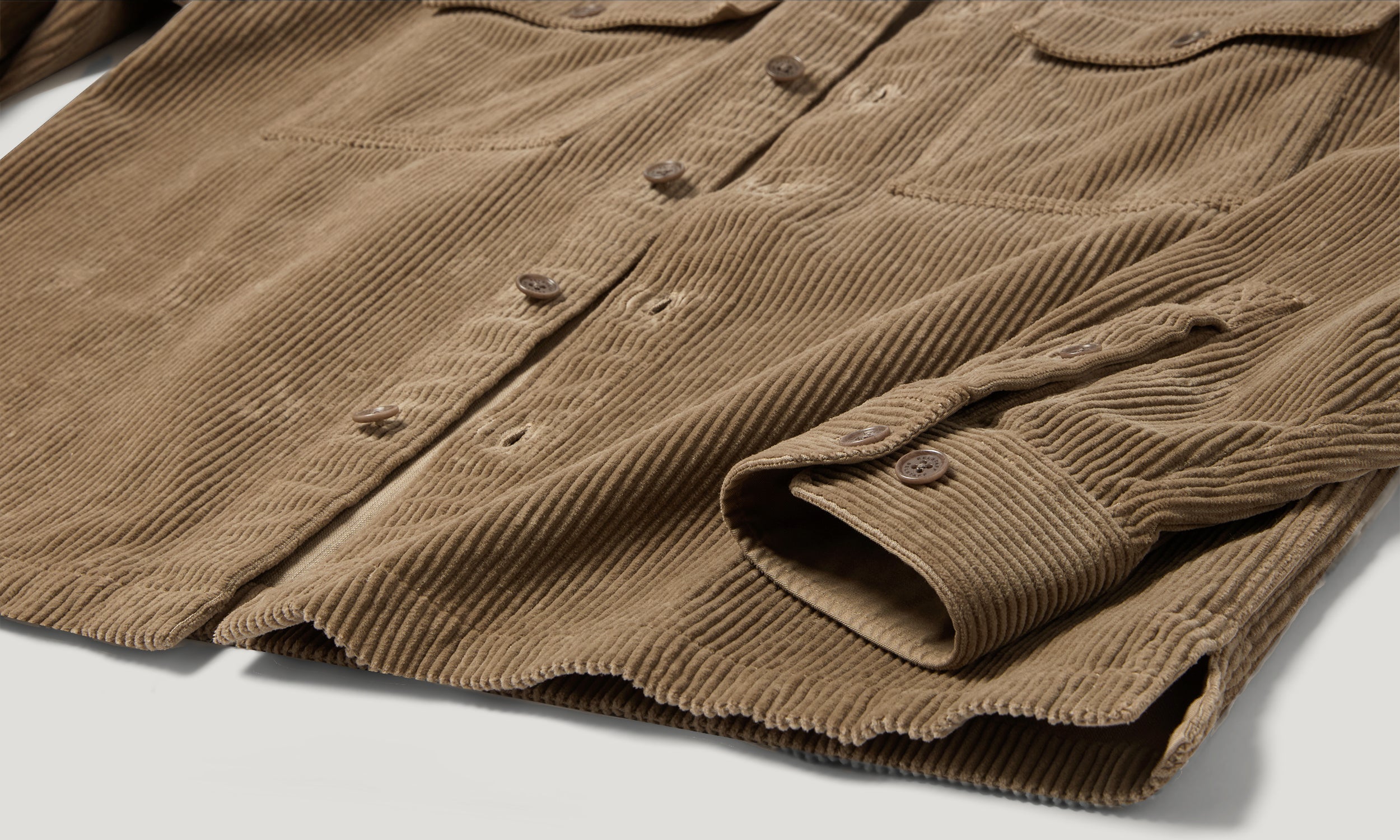 RAVINE COTTON CORDUROY - Dusty Taupe
