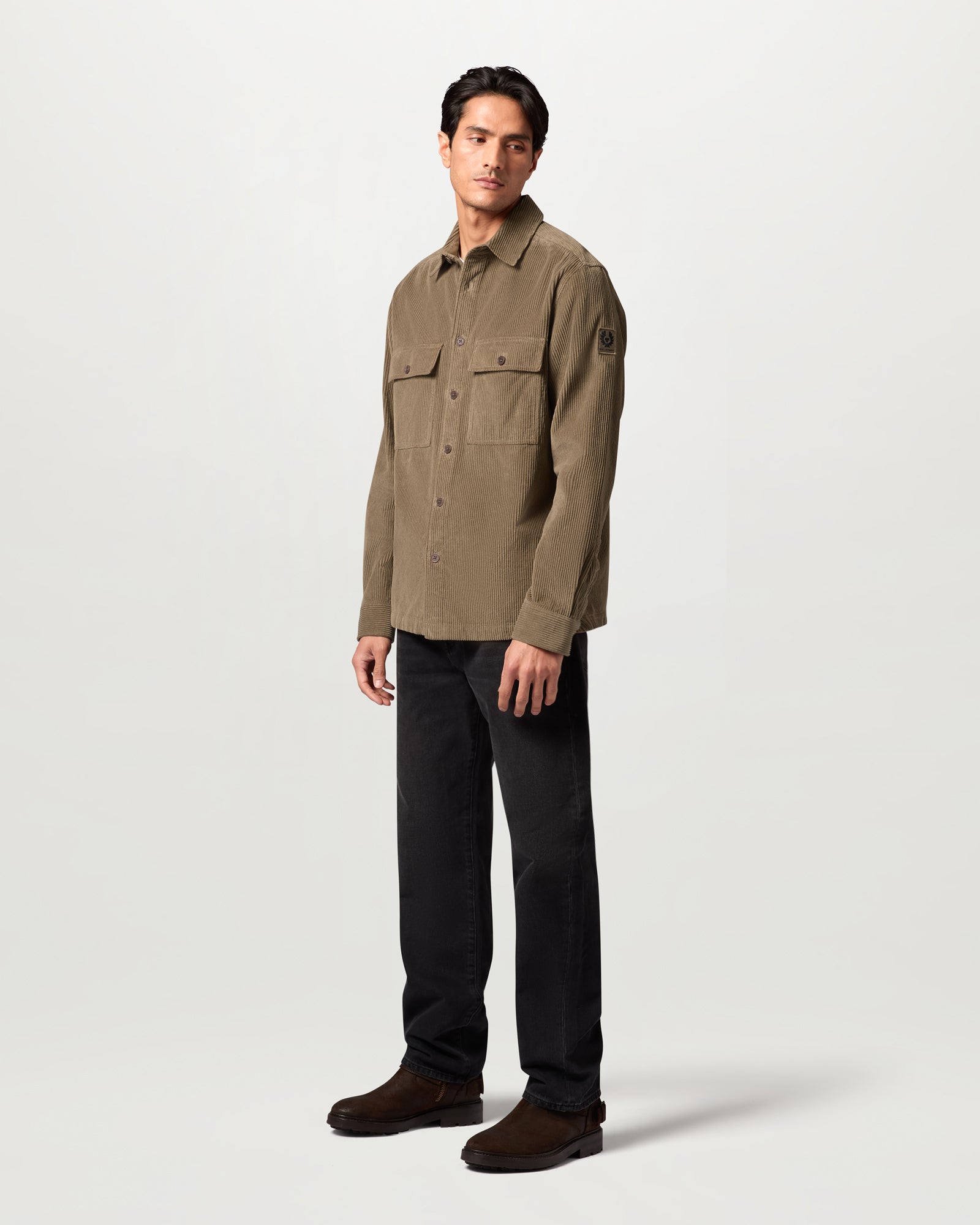 RAVINE COTTON CORDUROY - Dusty Taupe