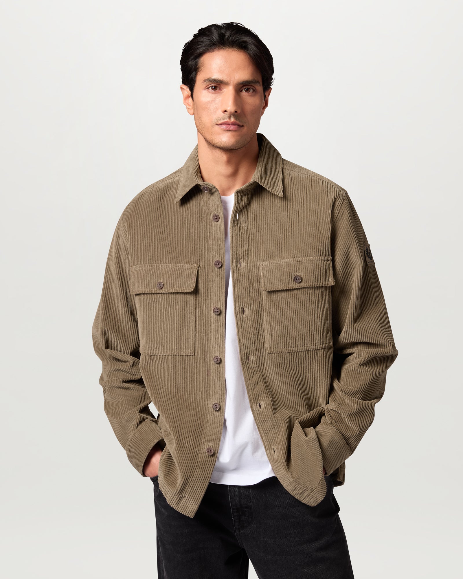 RAVINE COTTON CORDUROY - Dusty Taupe