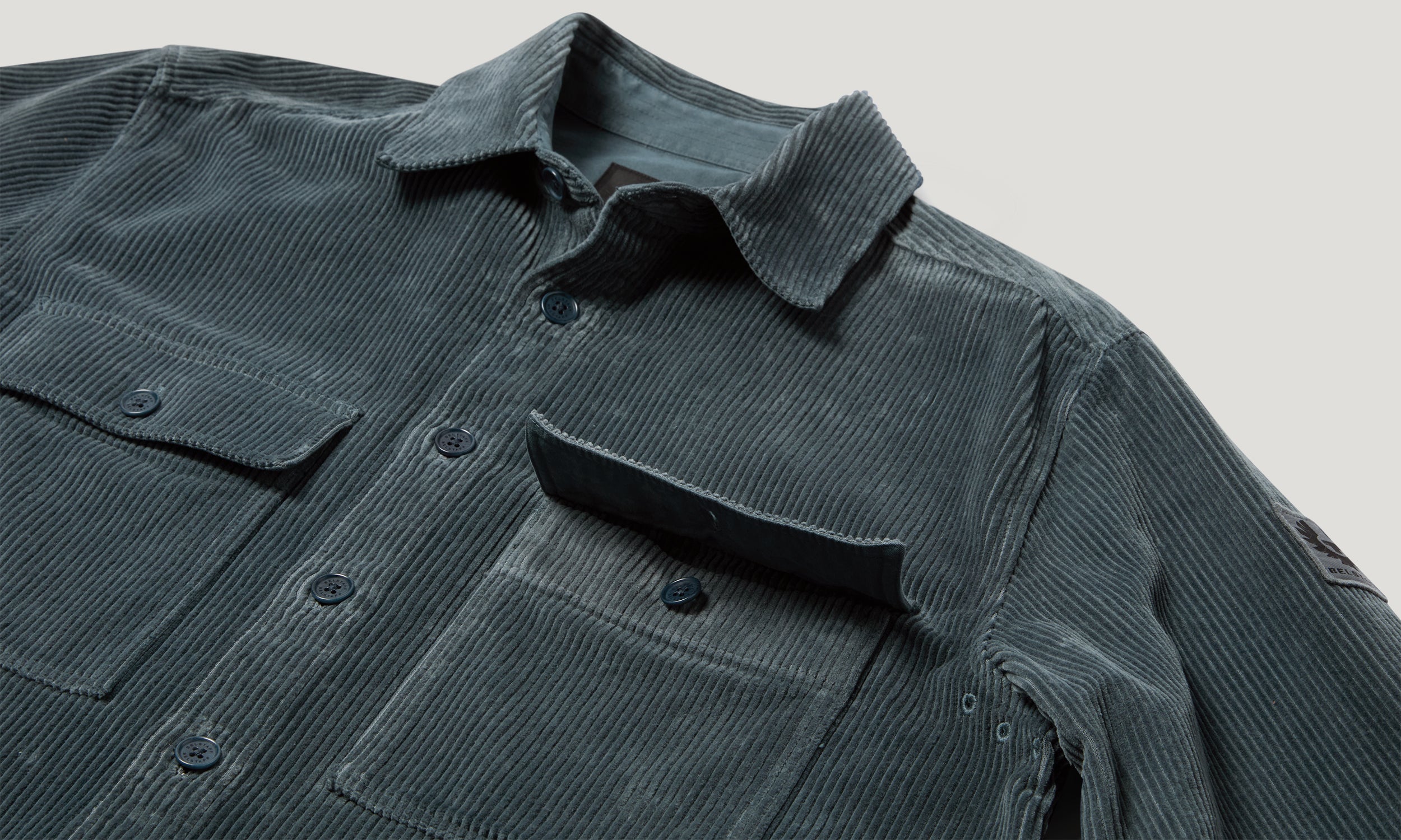 RAVINE COTTON CORDUROY - Petrol