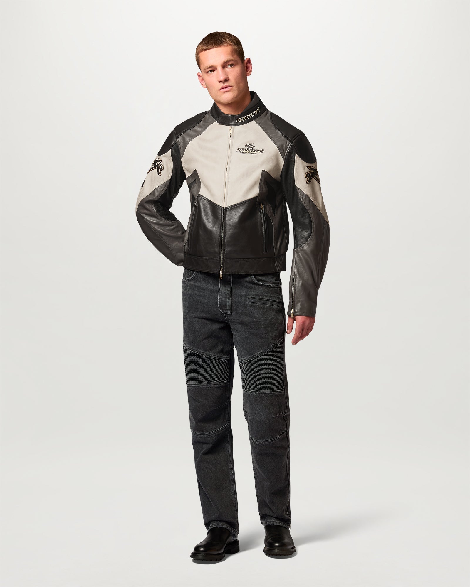 BELSTAFF X REPRESENT RACE JACKET - Black