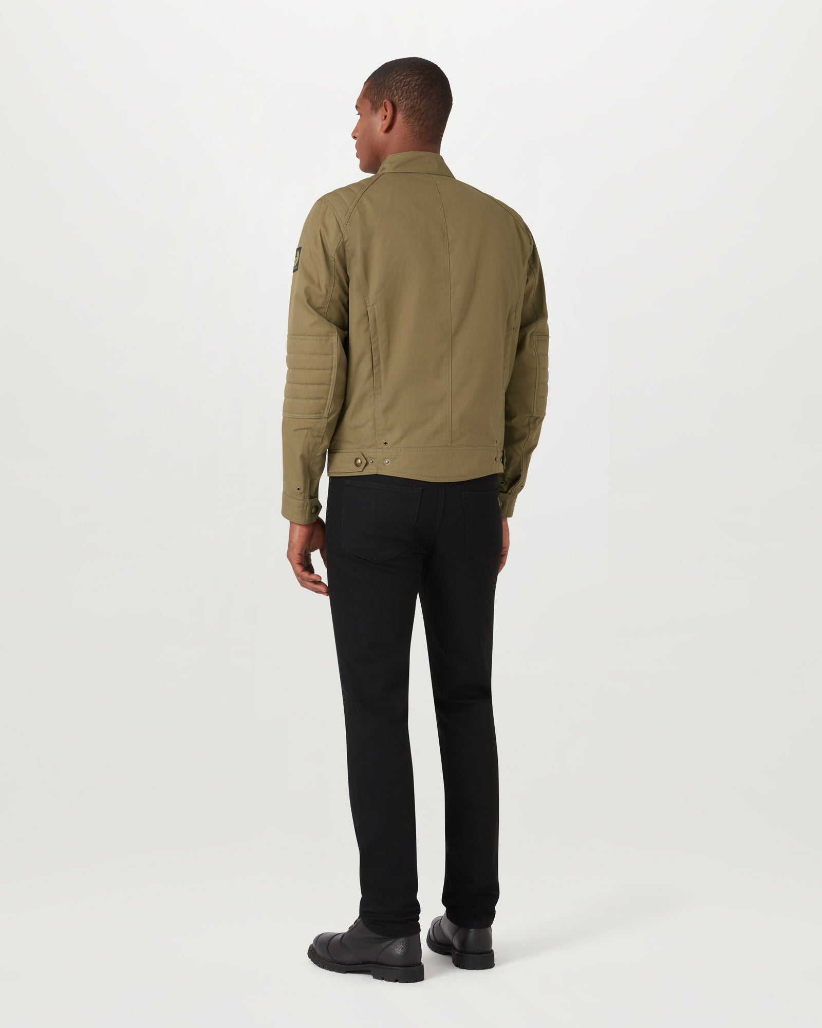 GIACCA DA MOTO ROBERTS - Verde oliva Belstaff