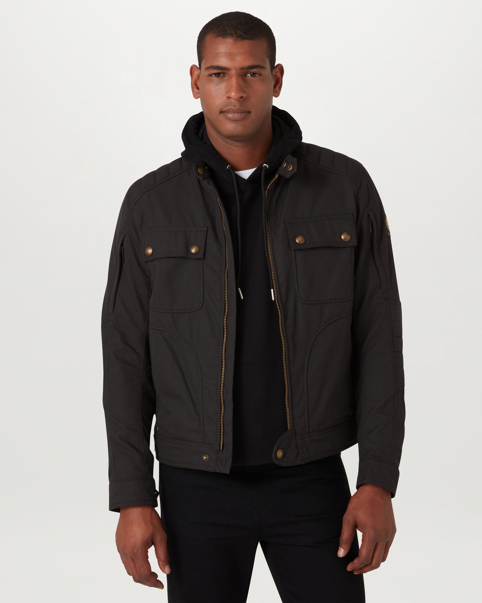GIACCA DA MOTO ROBERTS - Nero