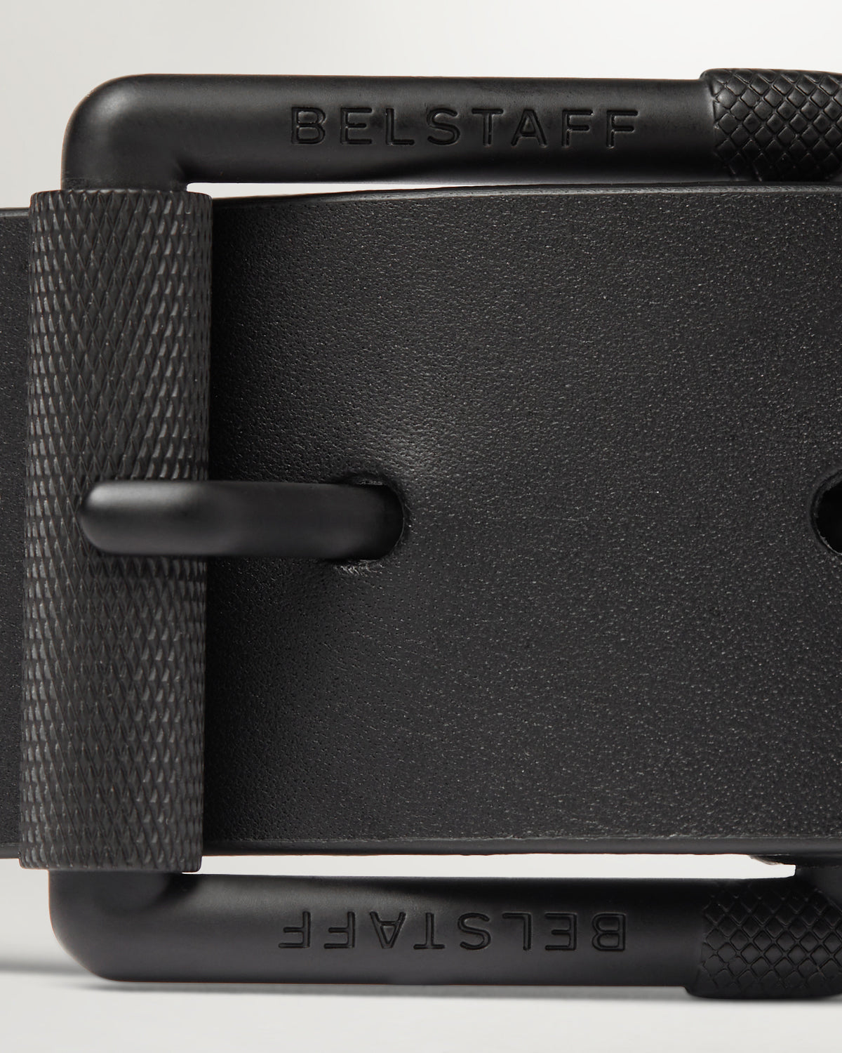 ROLLER BUCKLE BELT - Black