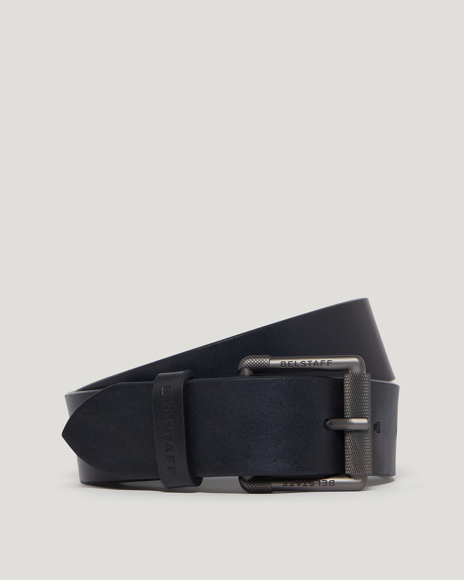 ROLLER BUCKLE BELT - Dark Ink