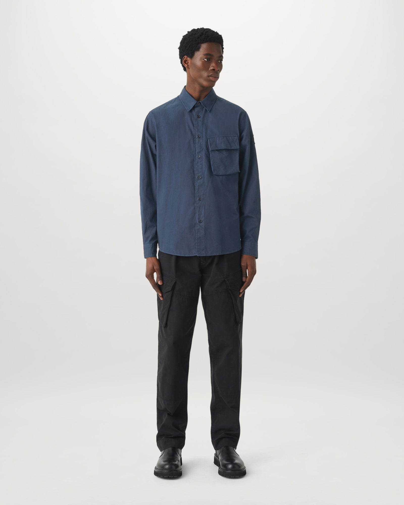 CHEMISE SCALE - Bleu encre foncé