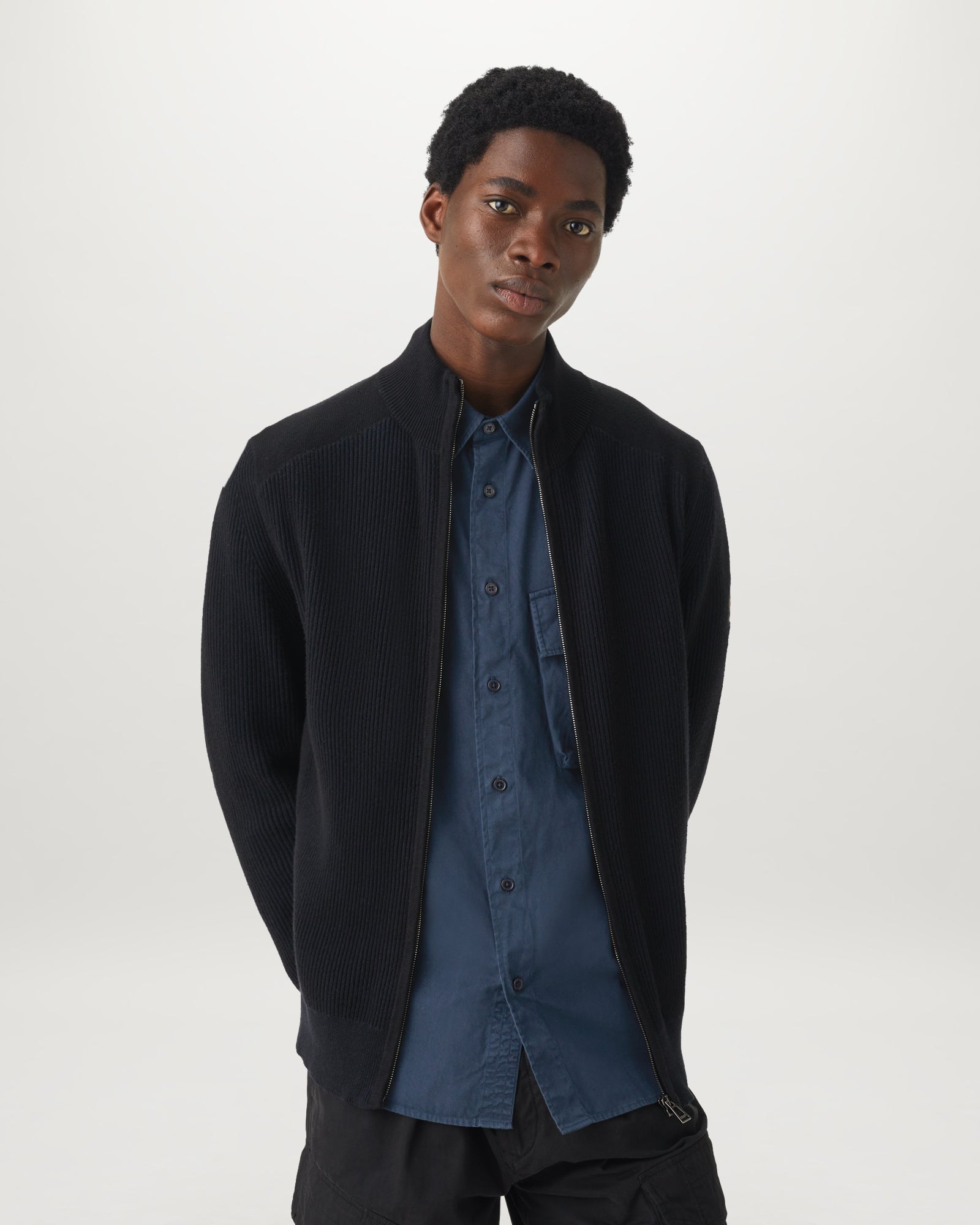 CHEMISE SCALE - Bleu encre foncé