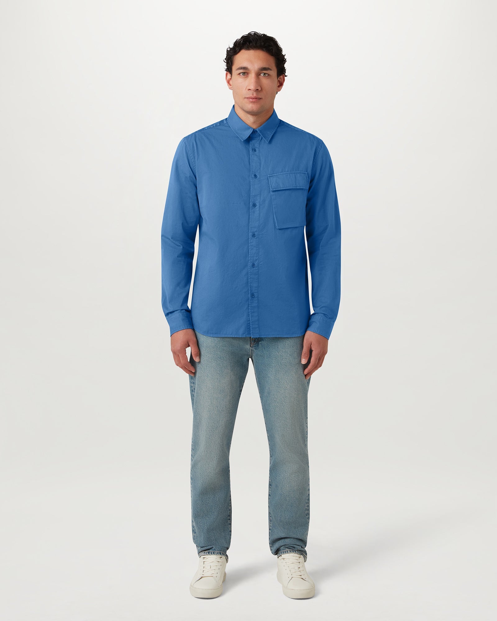SCALE SHIRT - Marine Blue