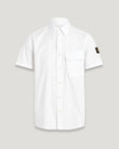 Product Image For Belstaff Scale Short Sleeve Shirt In White