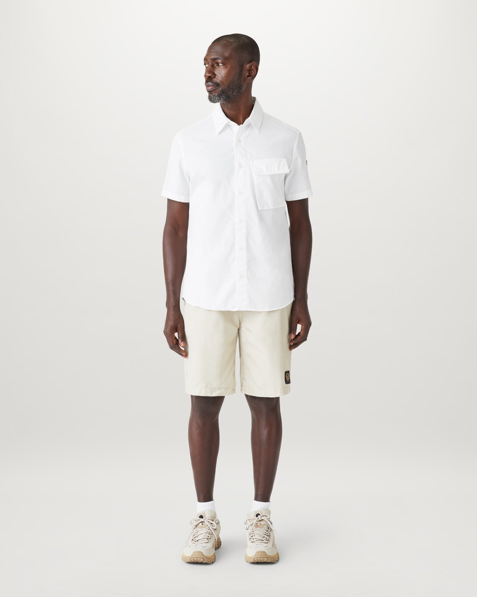 SCALE SHORT SLEEVE SHIRT - White