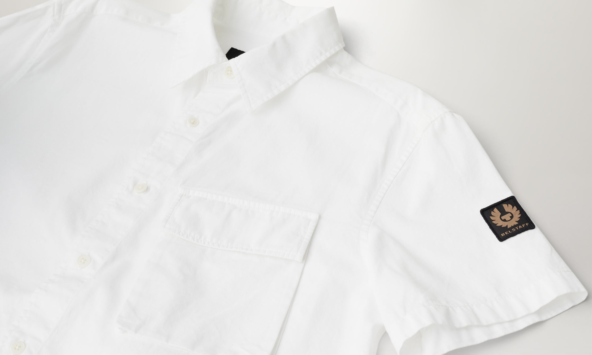 SCALE SHORT SLEEVE SHIRT - White