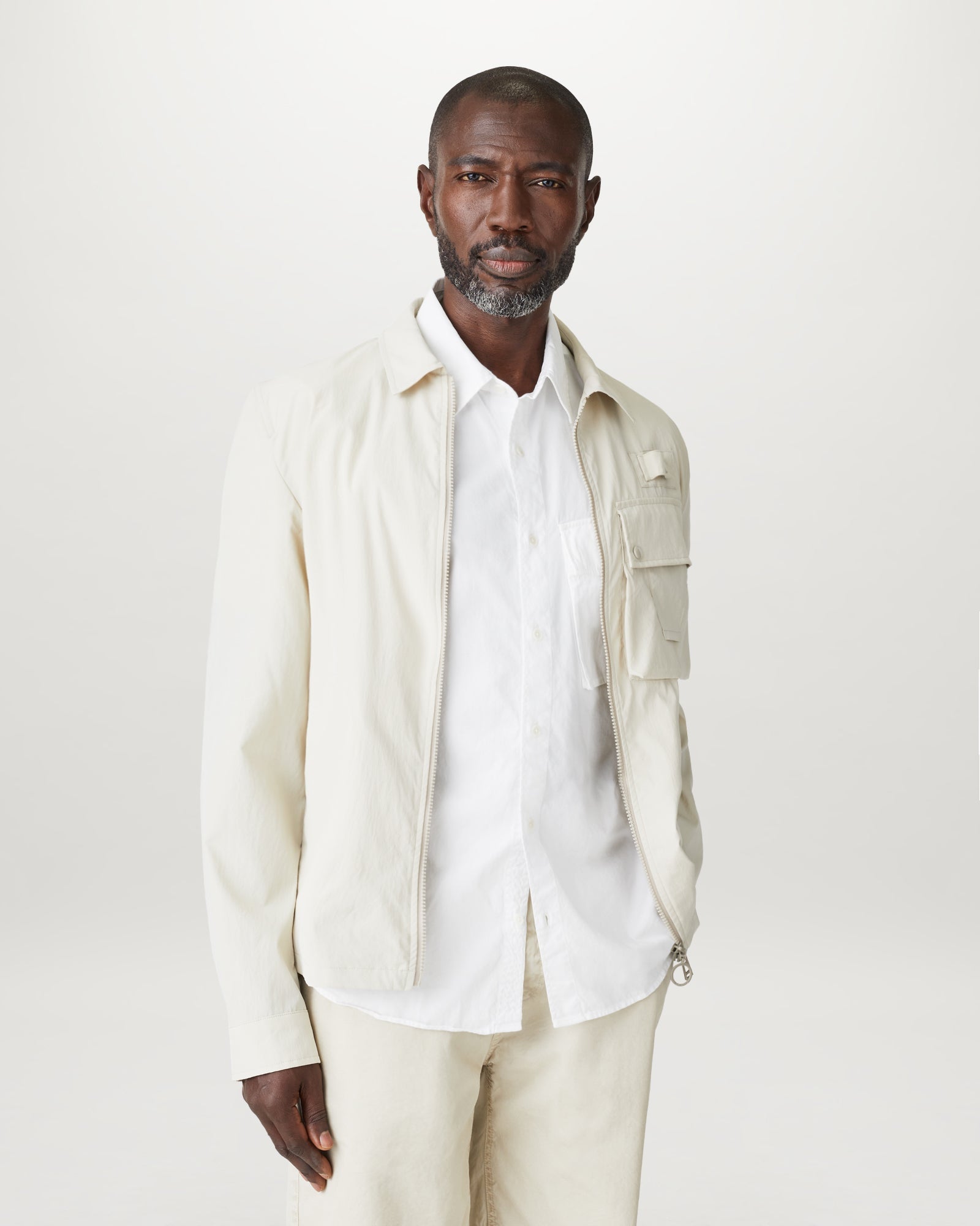 SCALE SHORT SLEEVE SHIRT - White