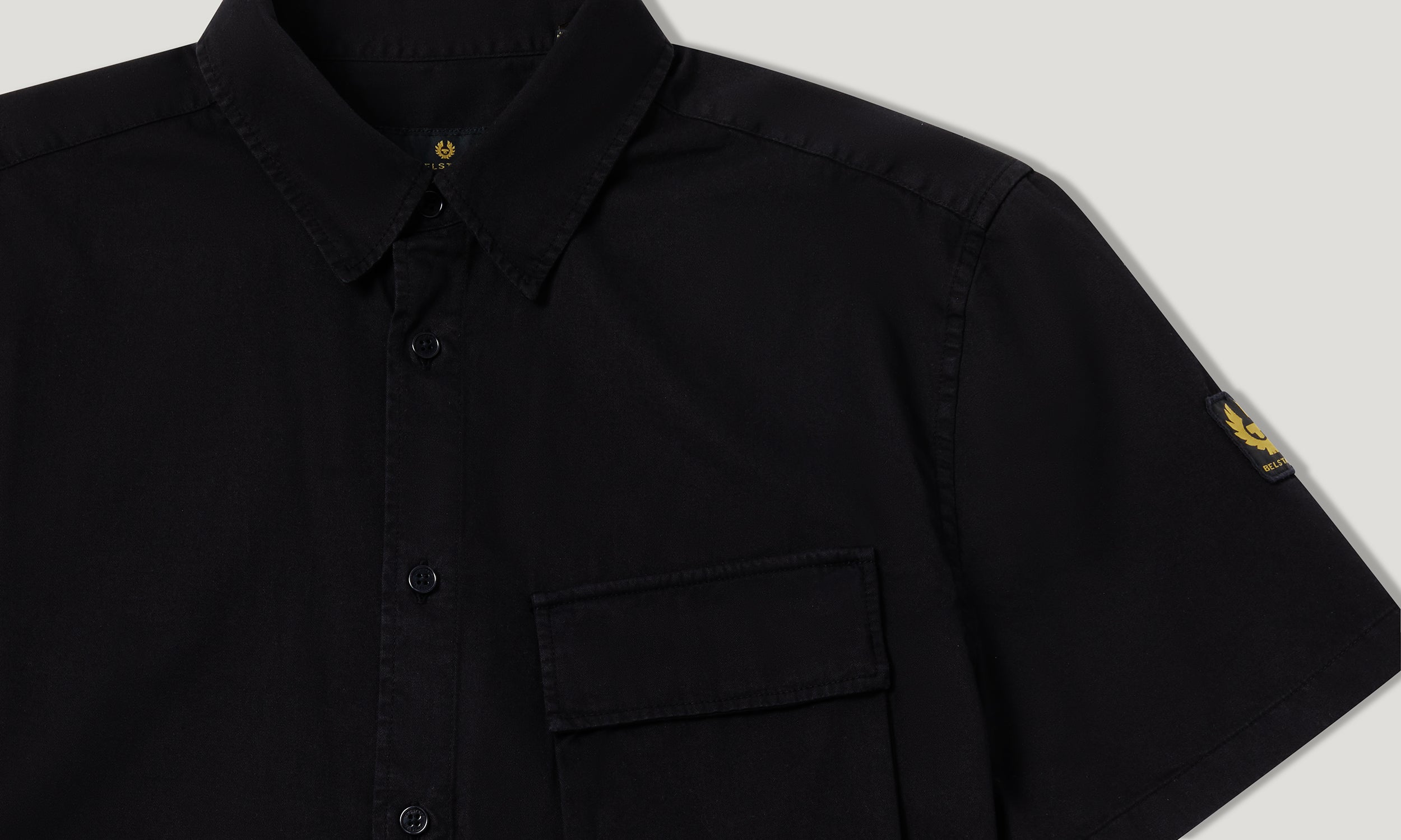 SCALE SHORT SLEEVE SHIRT - Black
