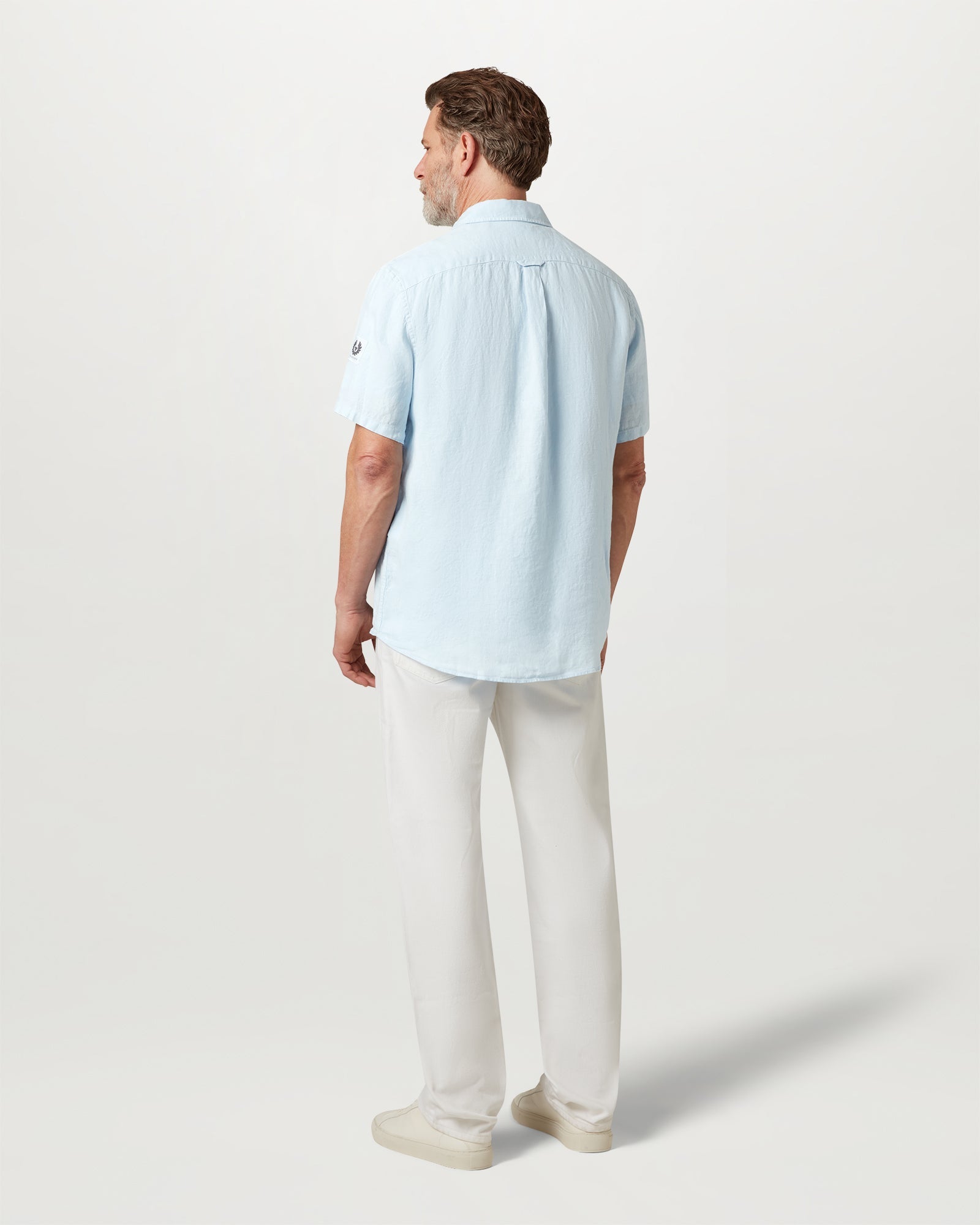 SCALE SHORT SLEEVE SHIRT - Sky Blue