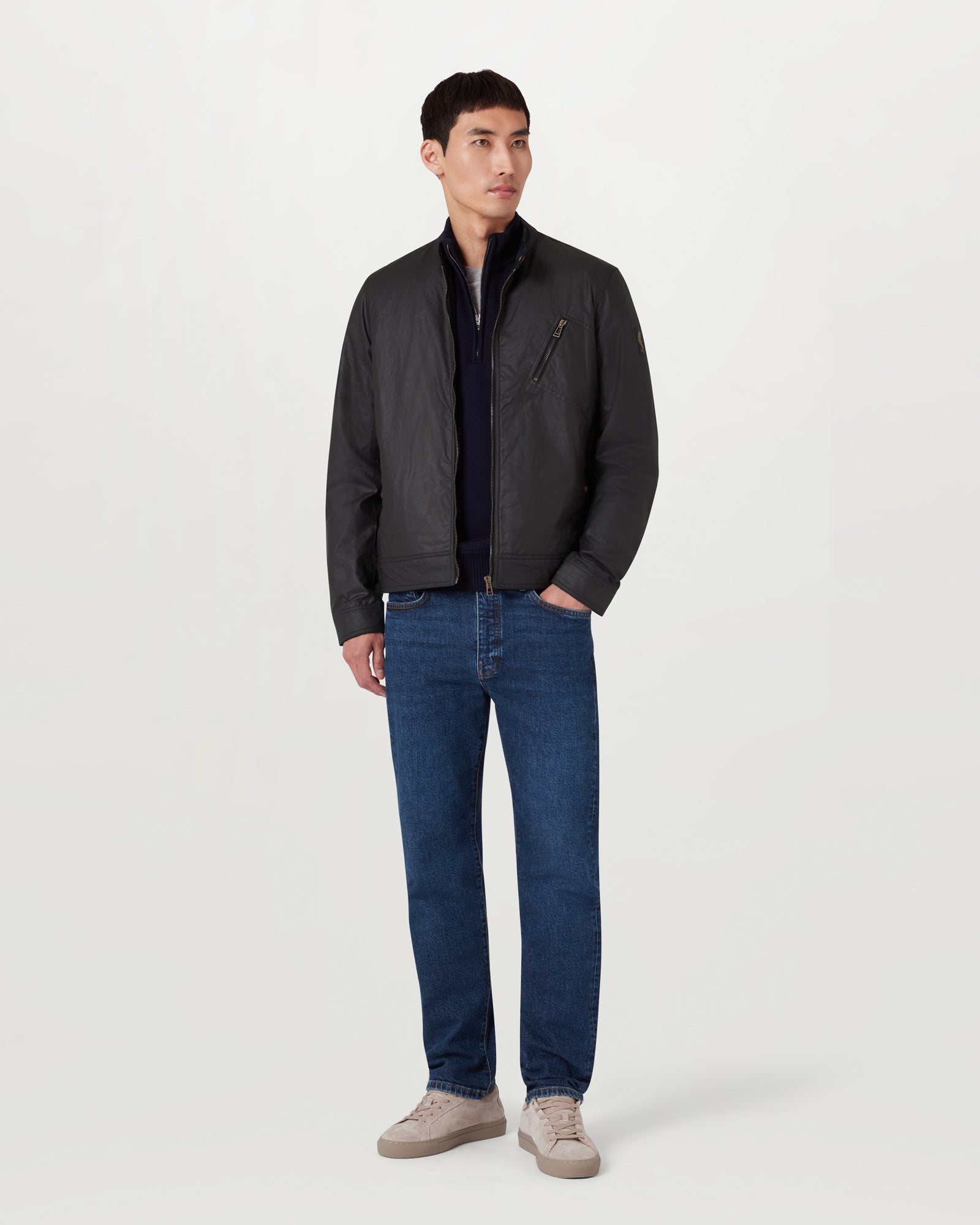 GIACCA SIDELINE - Blu navy scuro