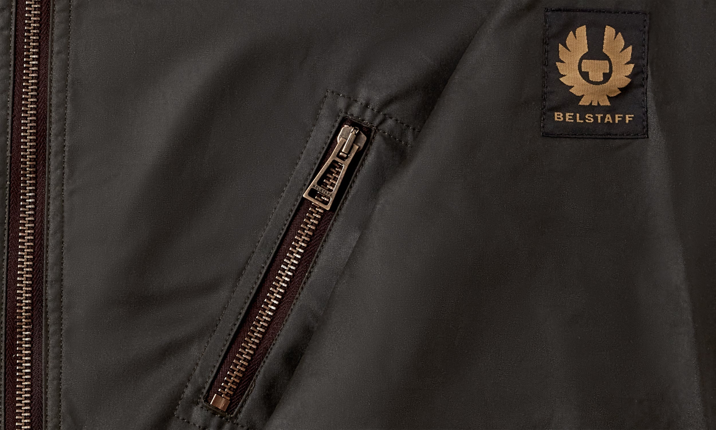 VESTE SIDELINE - Vert olive délavé