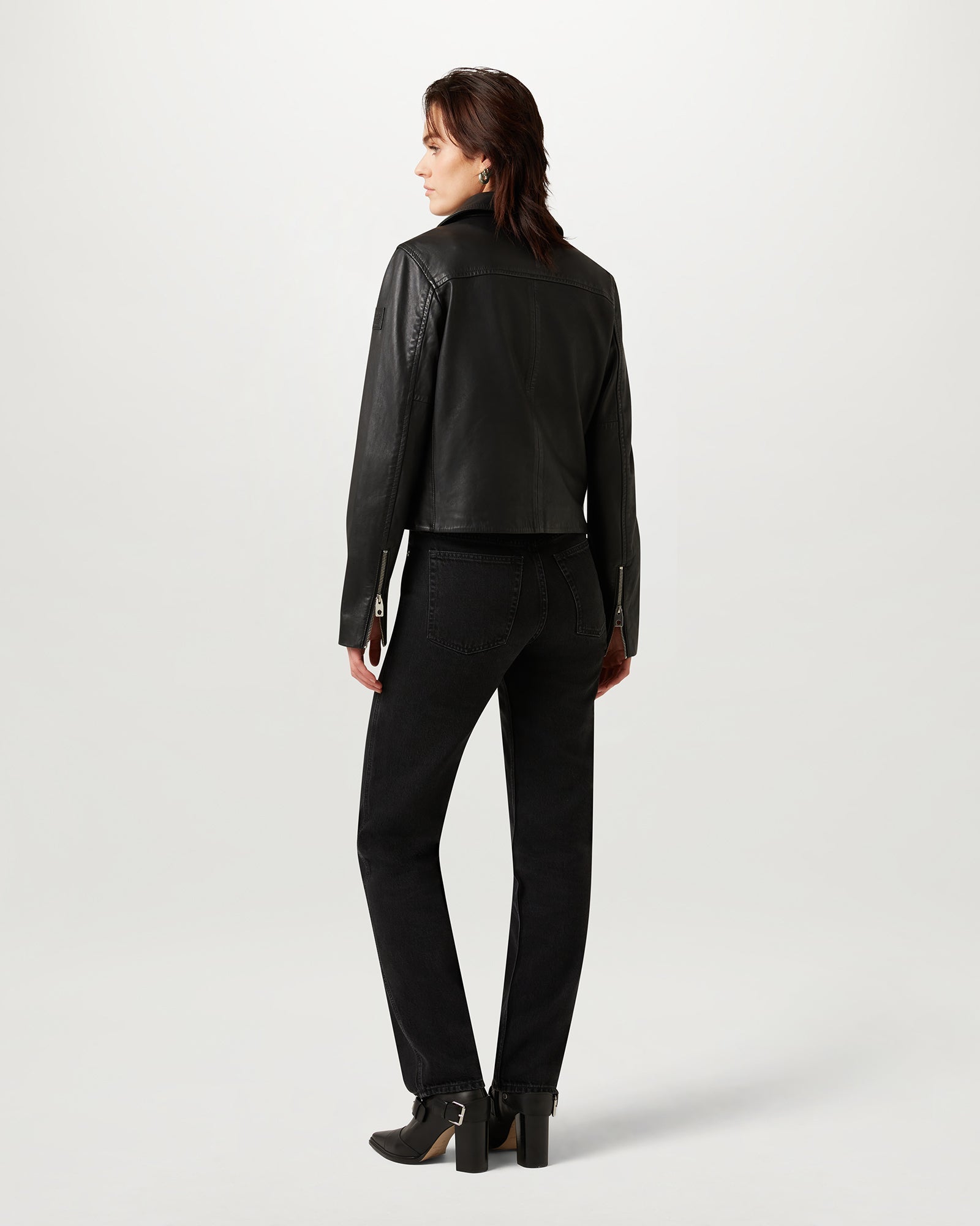 GIACCA BIKER SIENNA - Nero