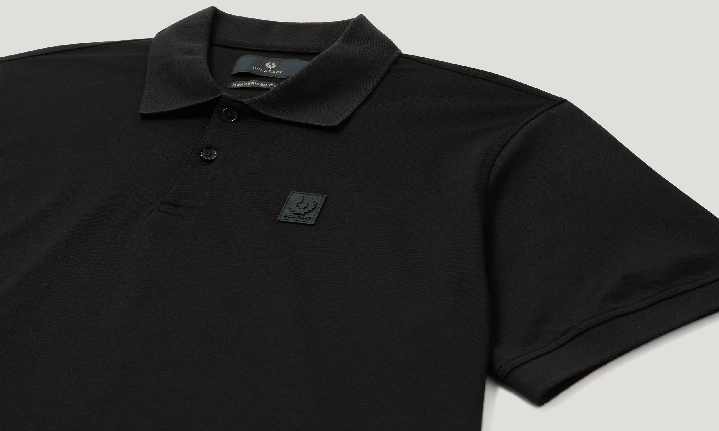 STEEL POLO - Black