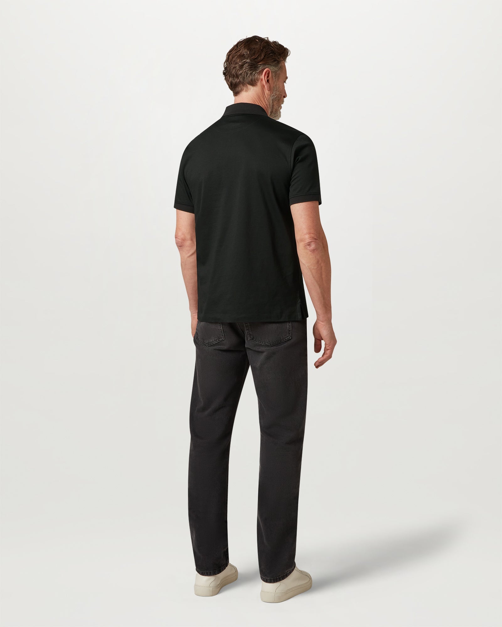 STEEL POLO - Black