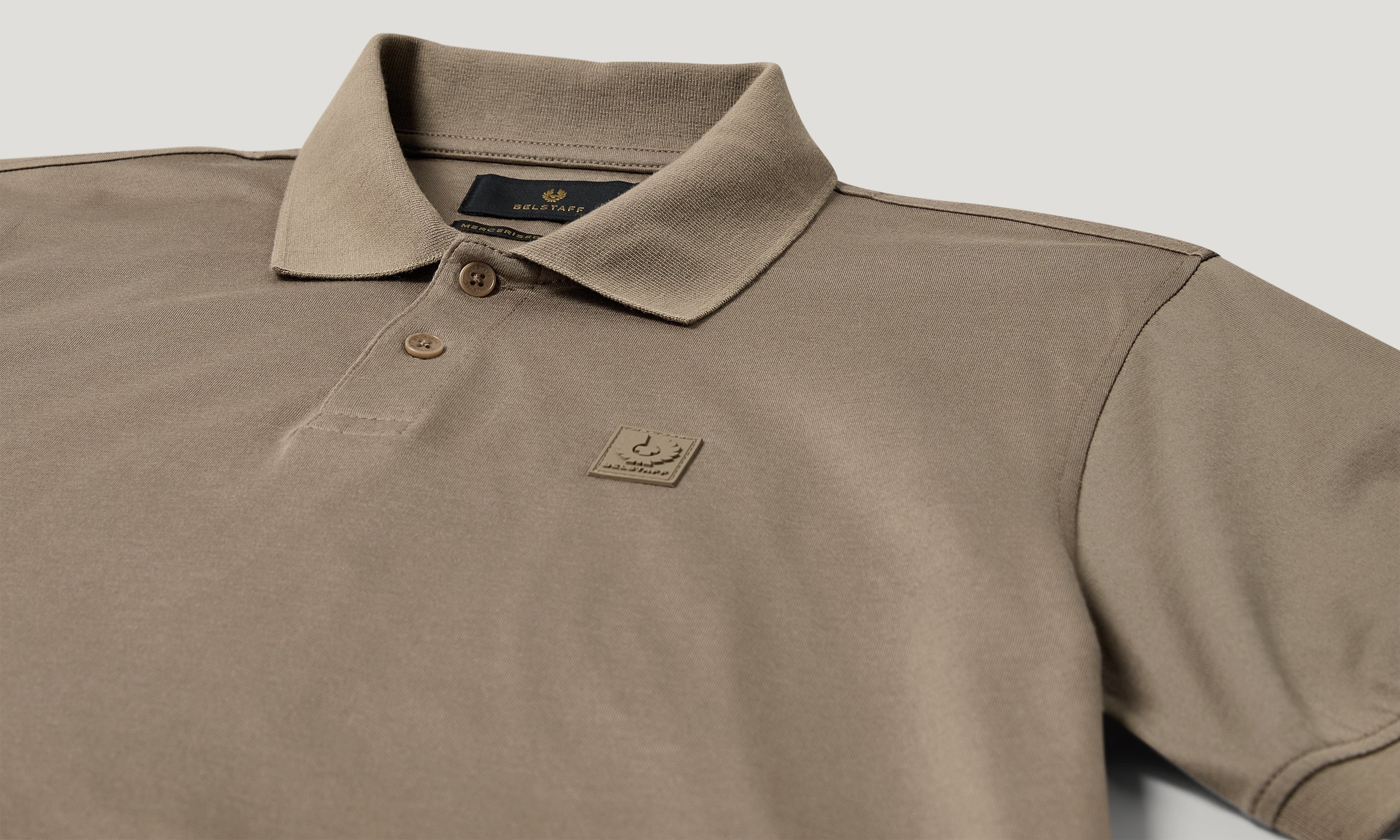 STEEL POLO - Dusty Taupe