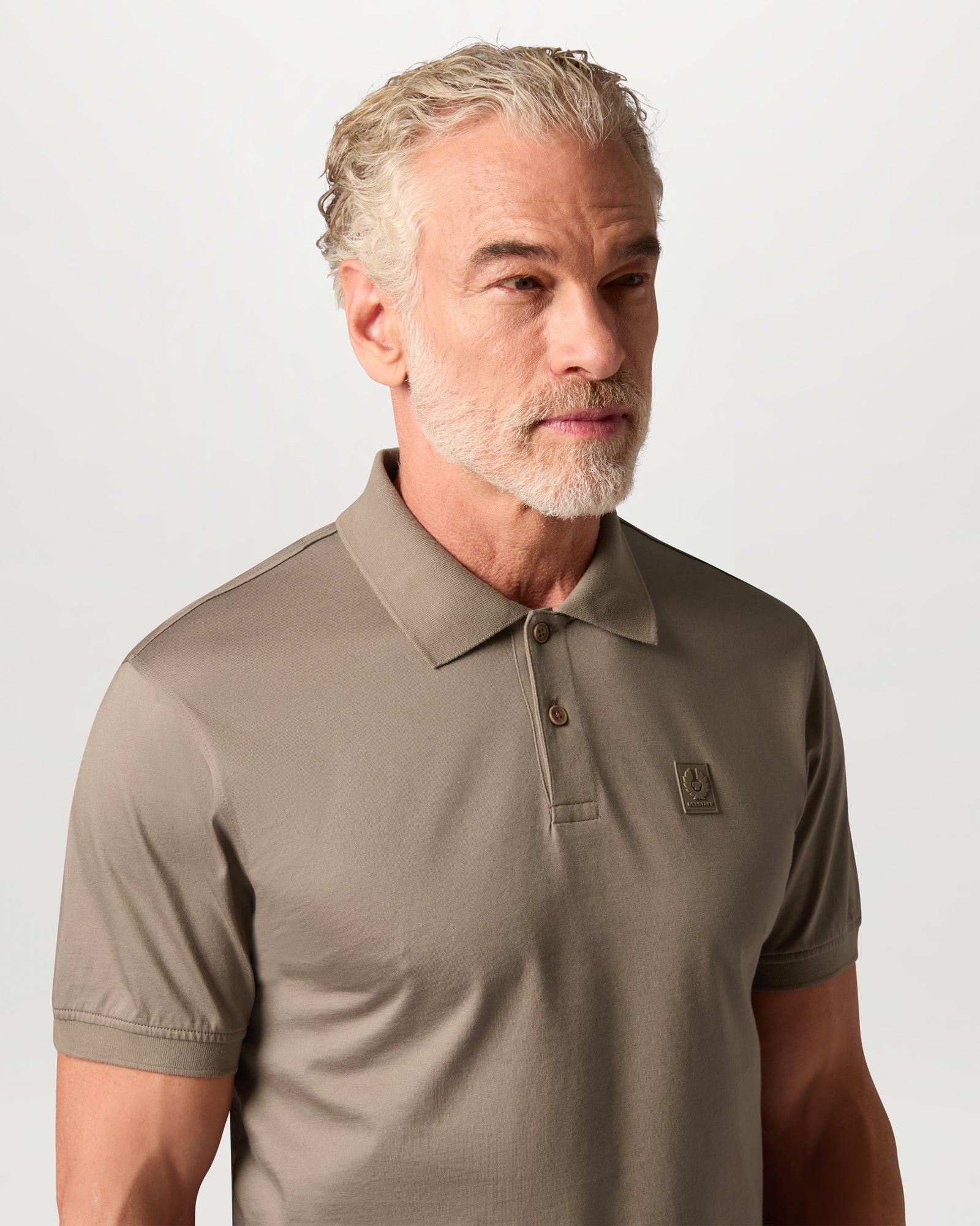 STEEL POLO - Dusty Taupe