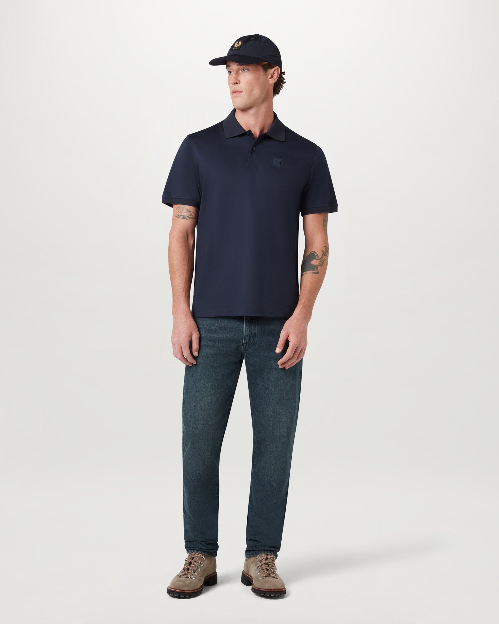 STEEL POLO - Dark Ink