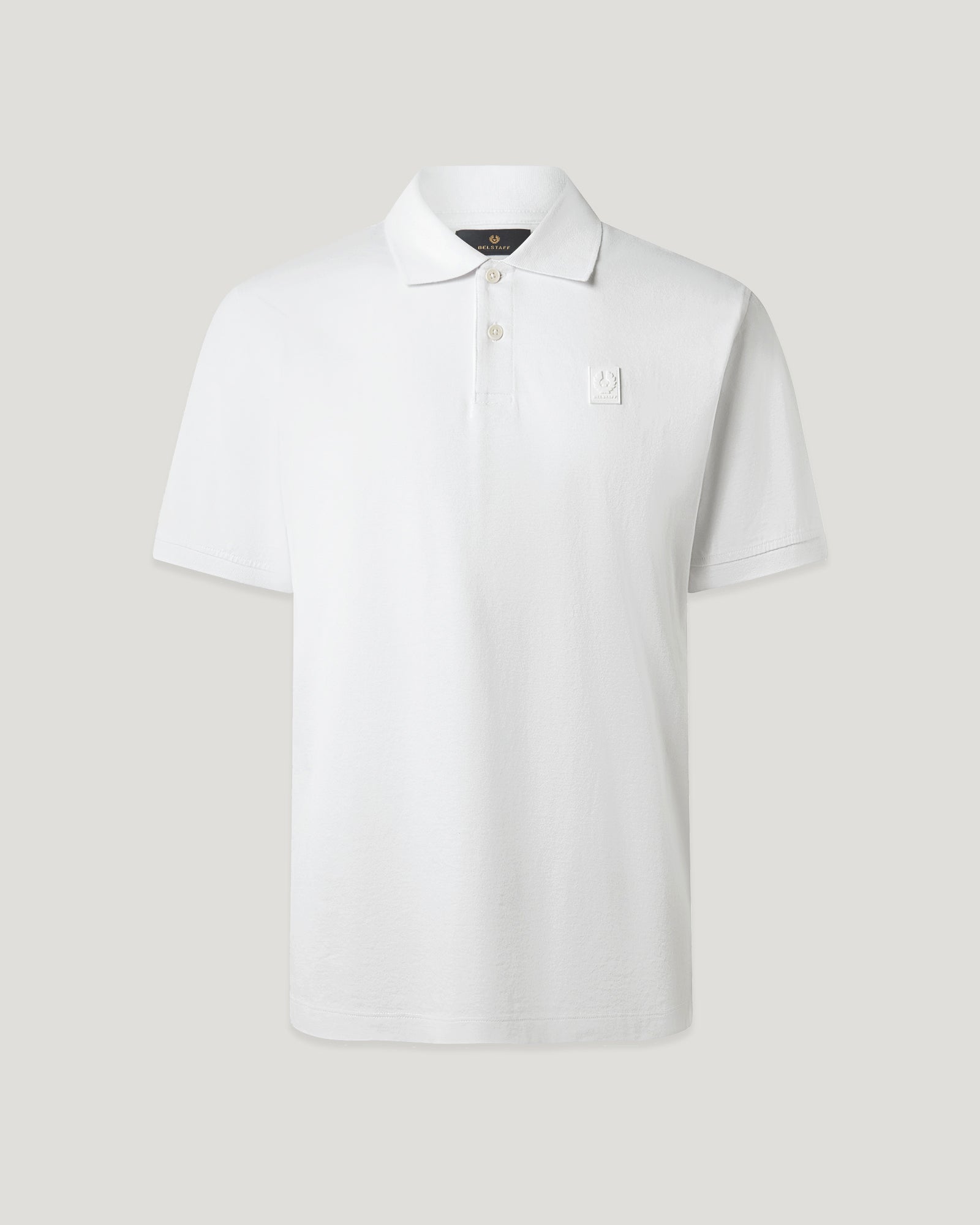 STEEL POLO - White