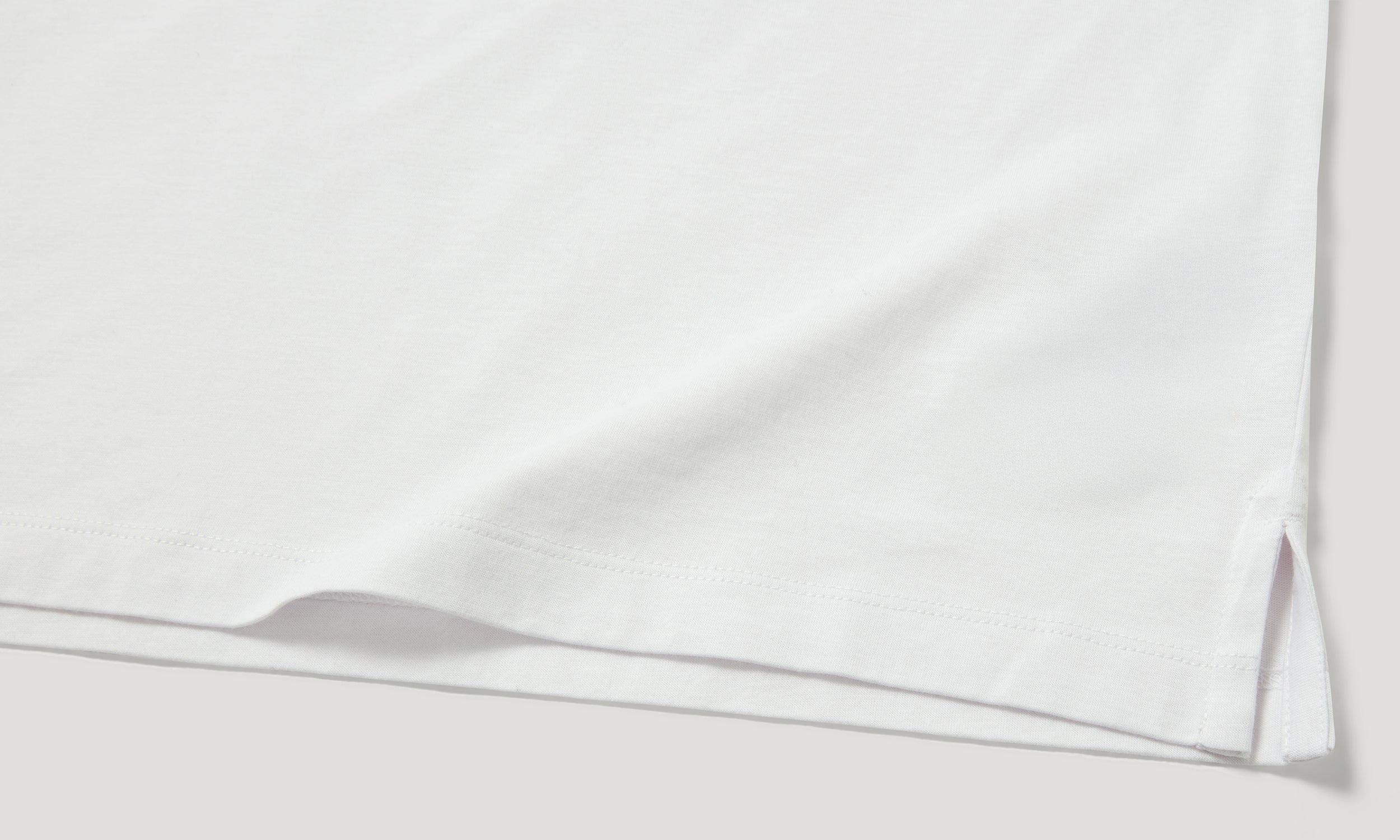 STEEL POLO - White
