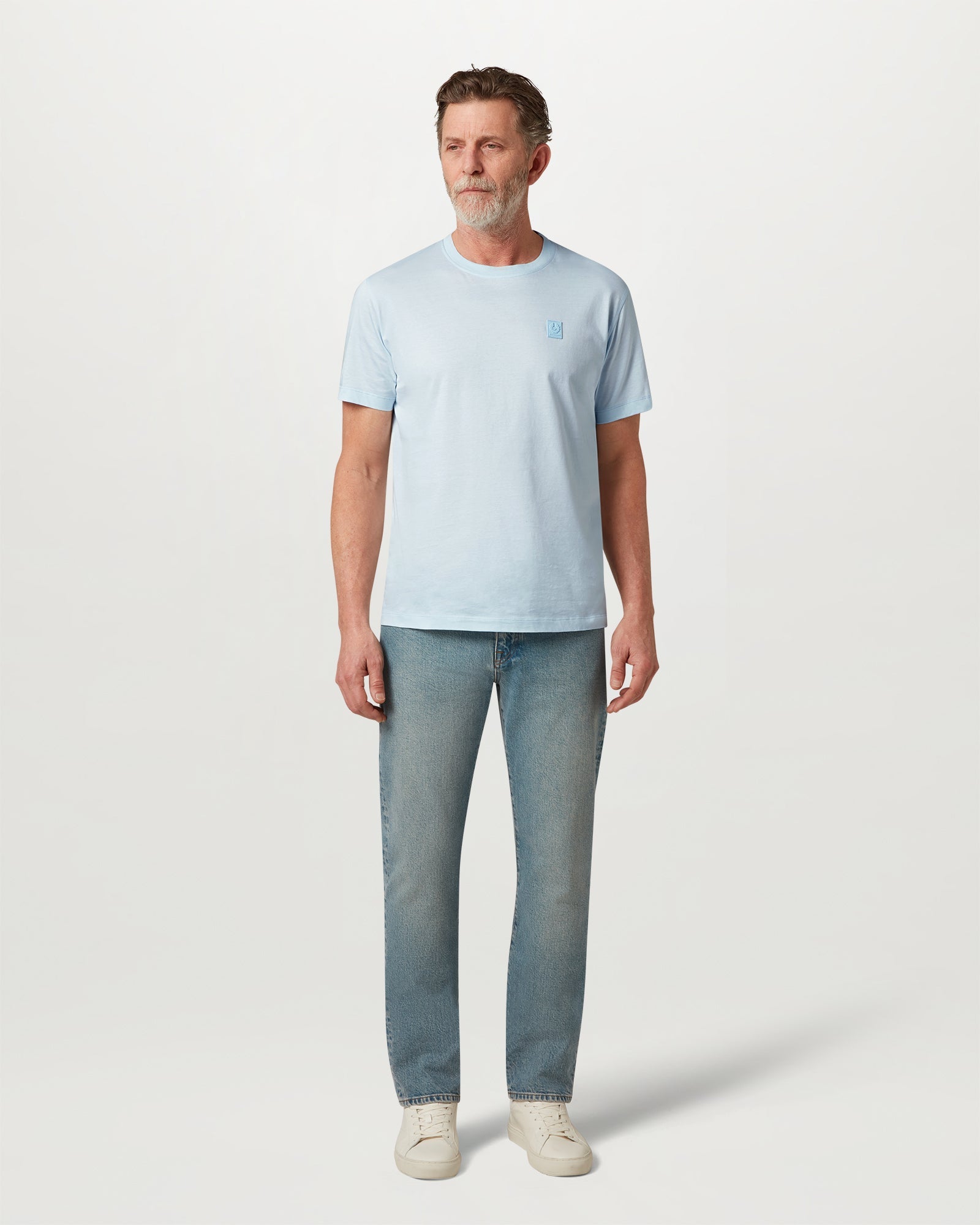 STEEL T-SHIRT - Himmelblau