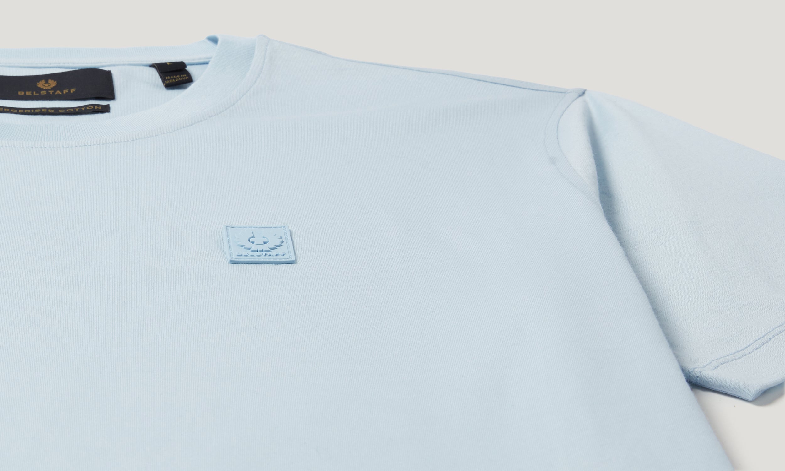 STEEL T-SHIRT - Himmelblau