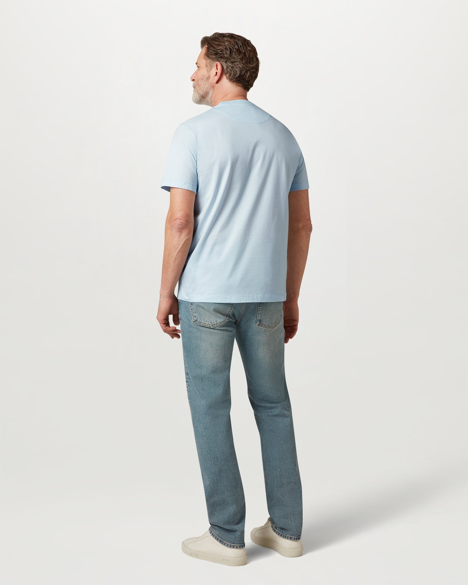 STEEL T-SHIRT - Himmelblau